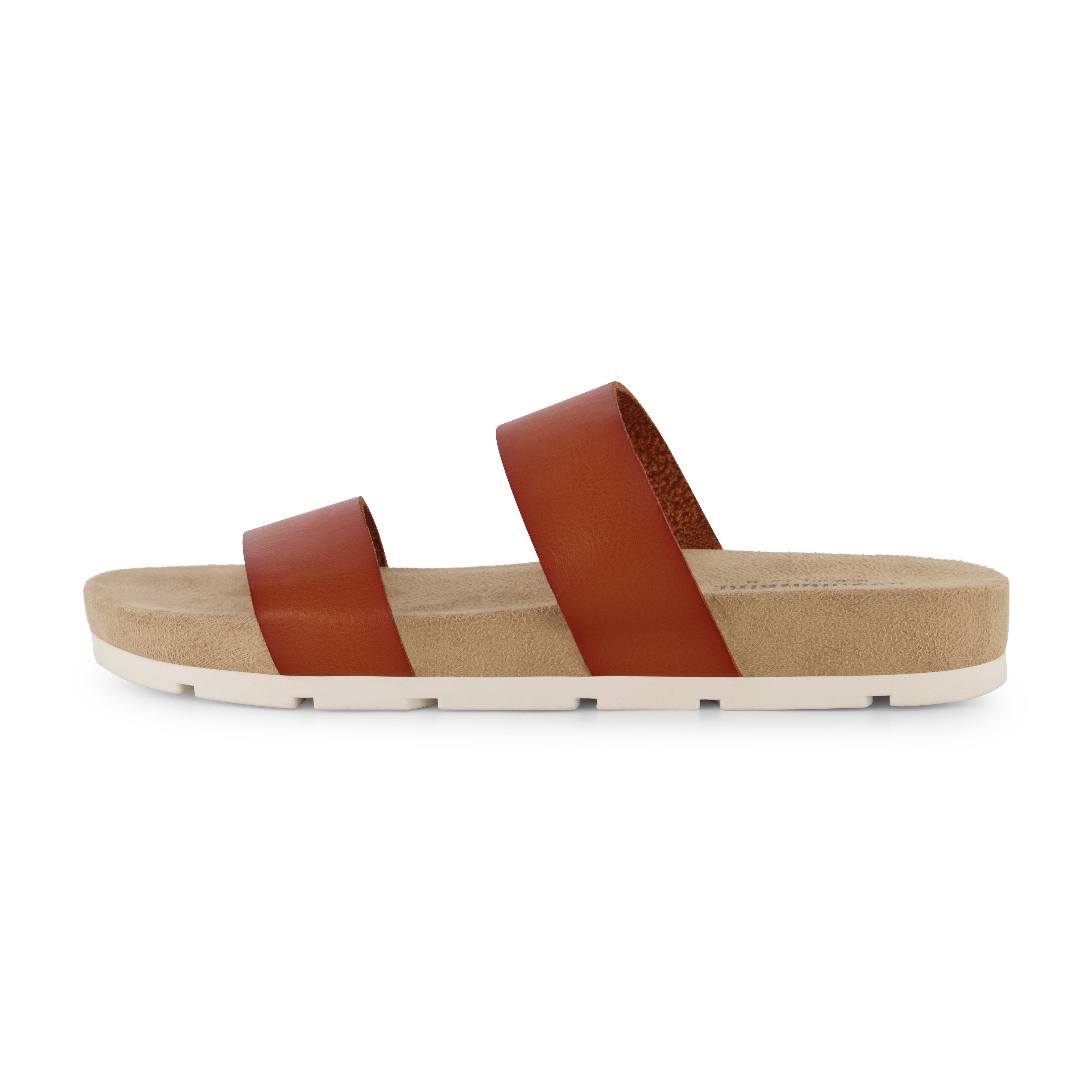 Jaimy Two Band Footbed Sandal Caramel