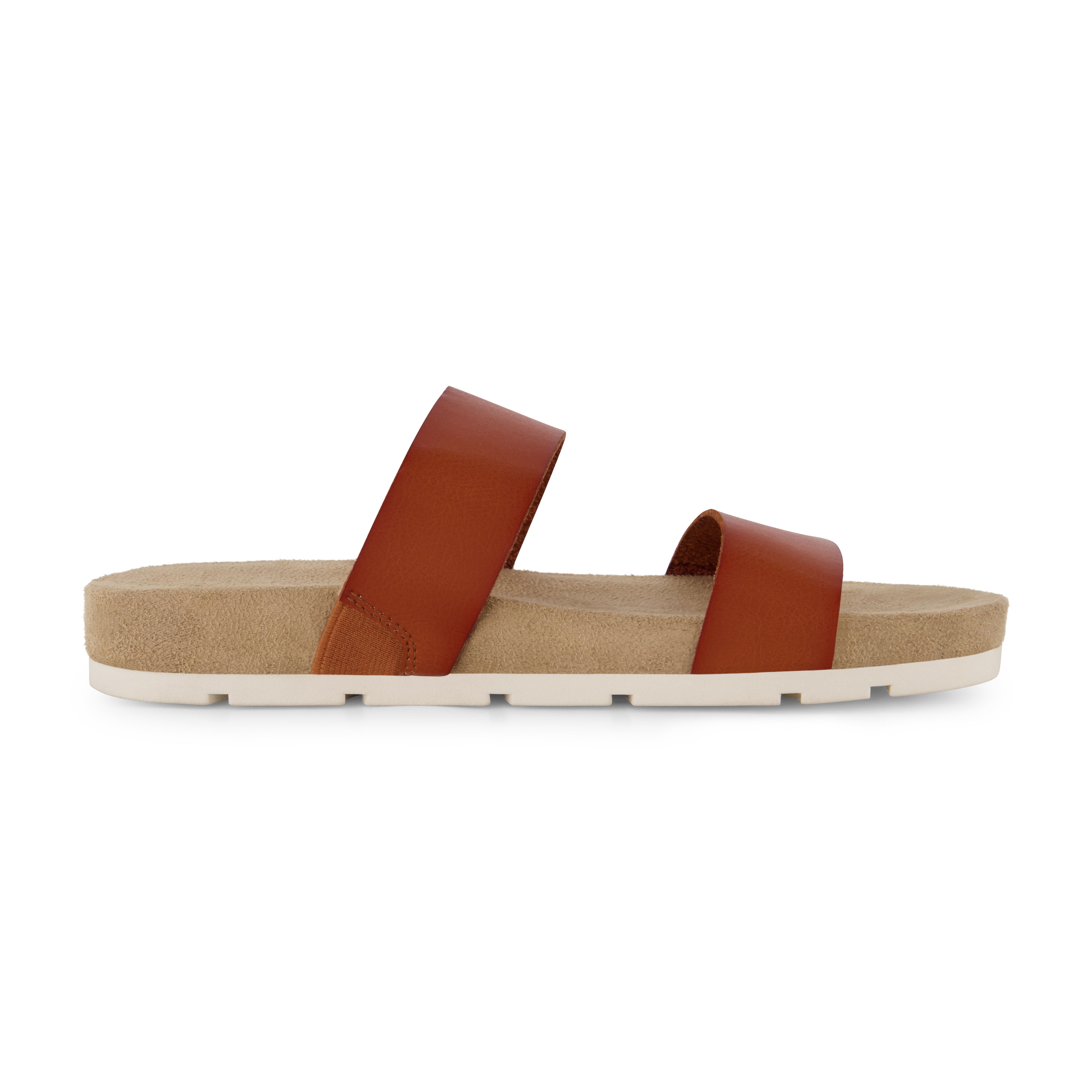 Jaimy Two Band Footbed Sandal Caramel
