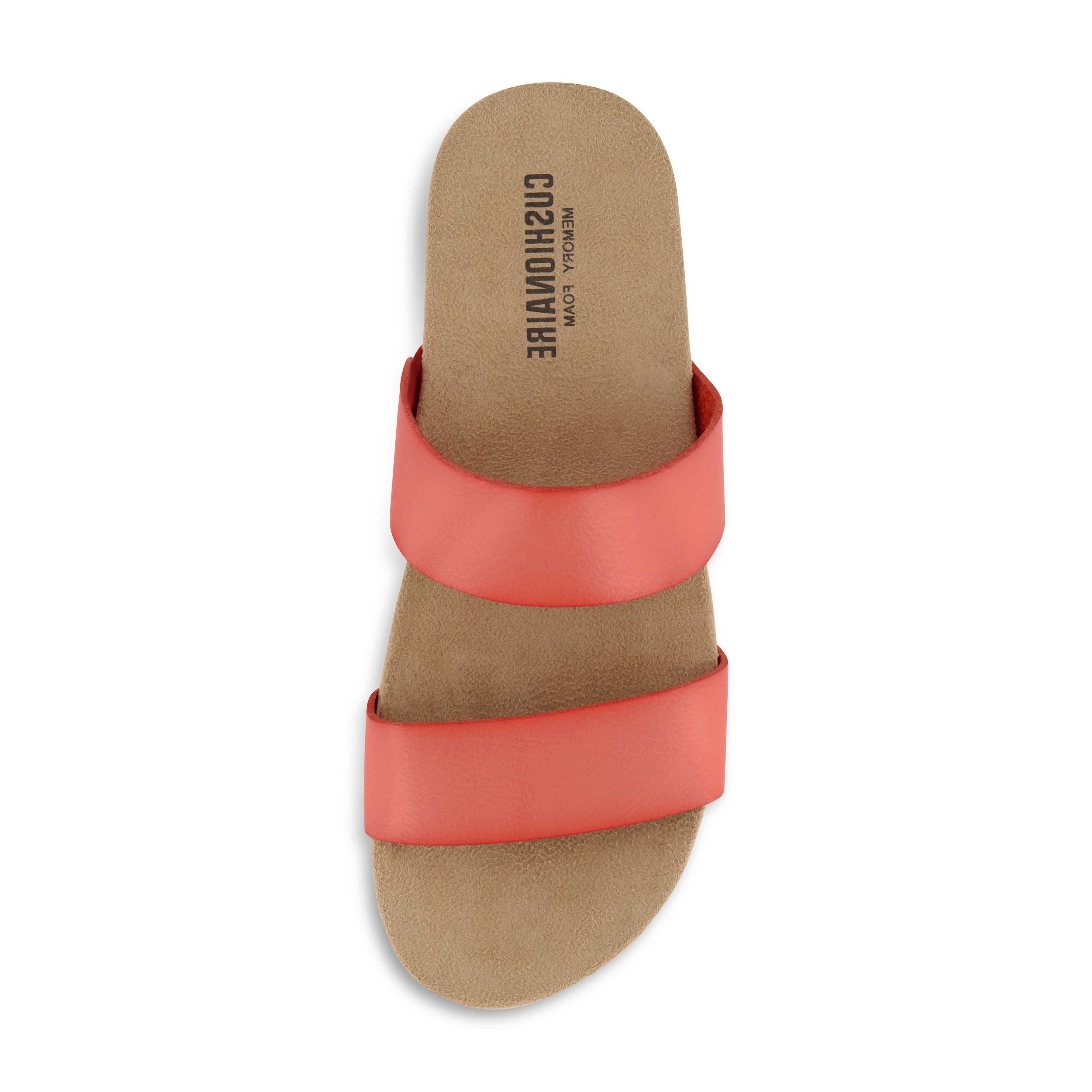 Jaimy Two Band Footbed Sandal Coral