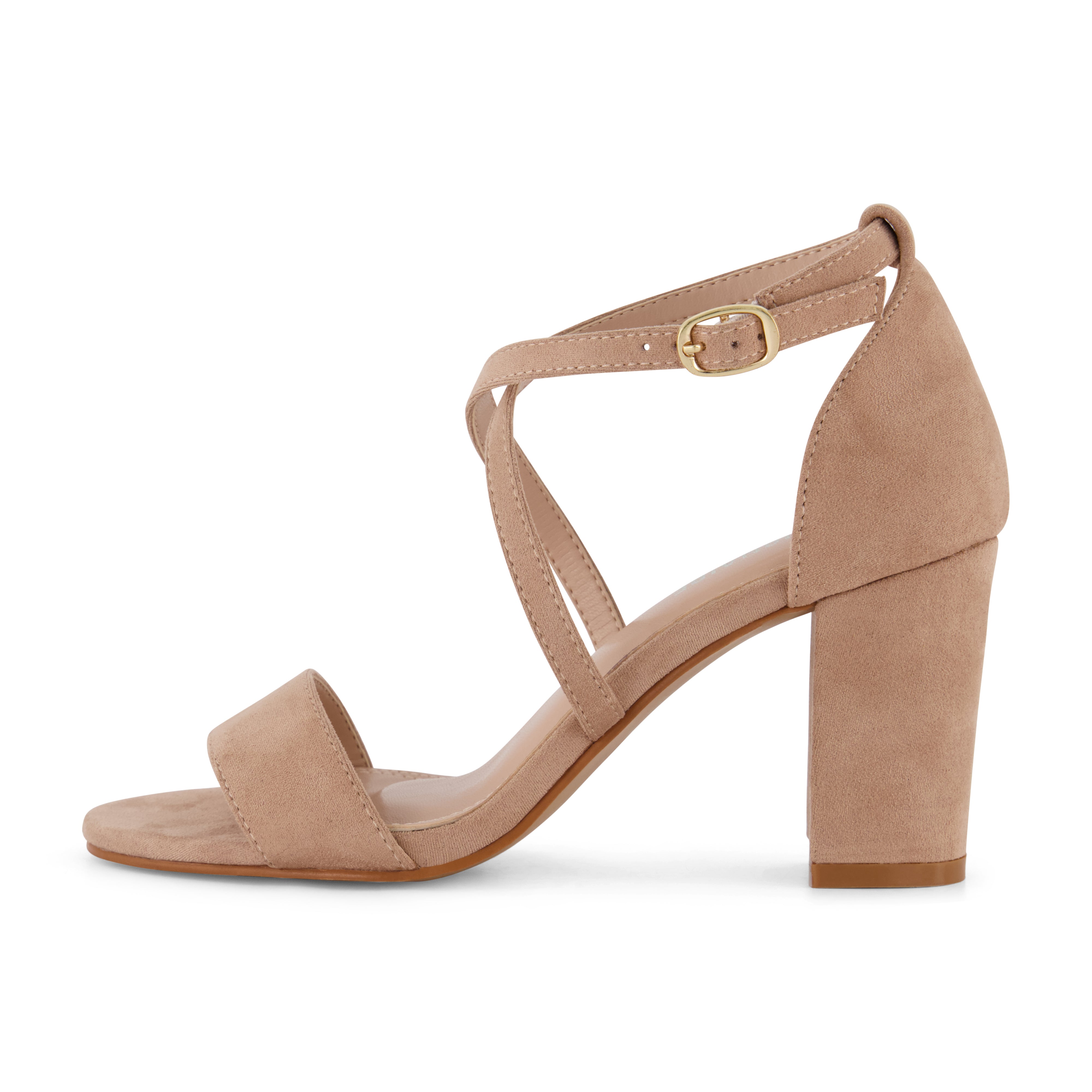Jules Block Dress Heel Nude