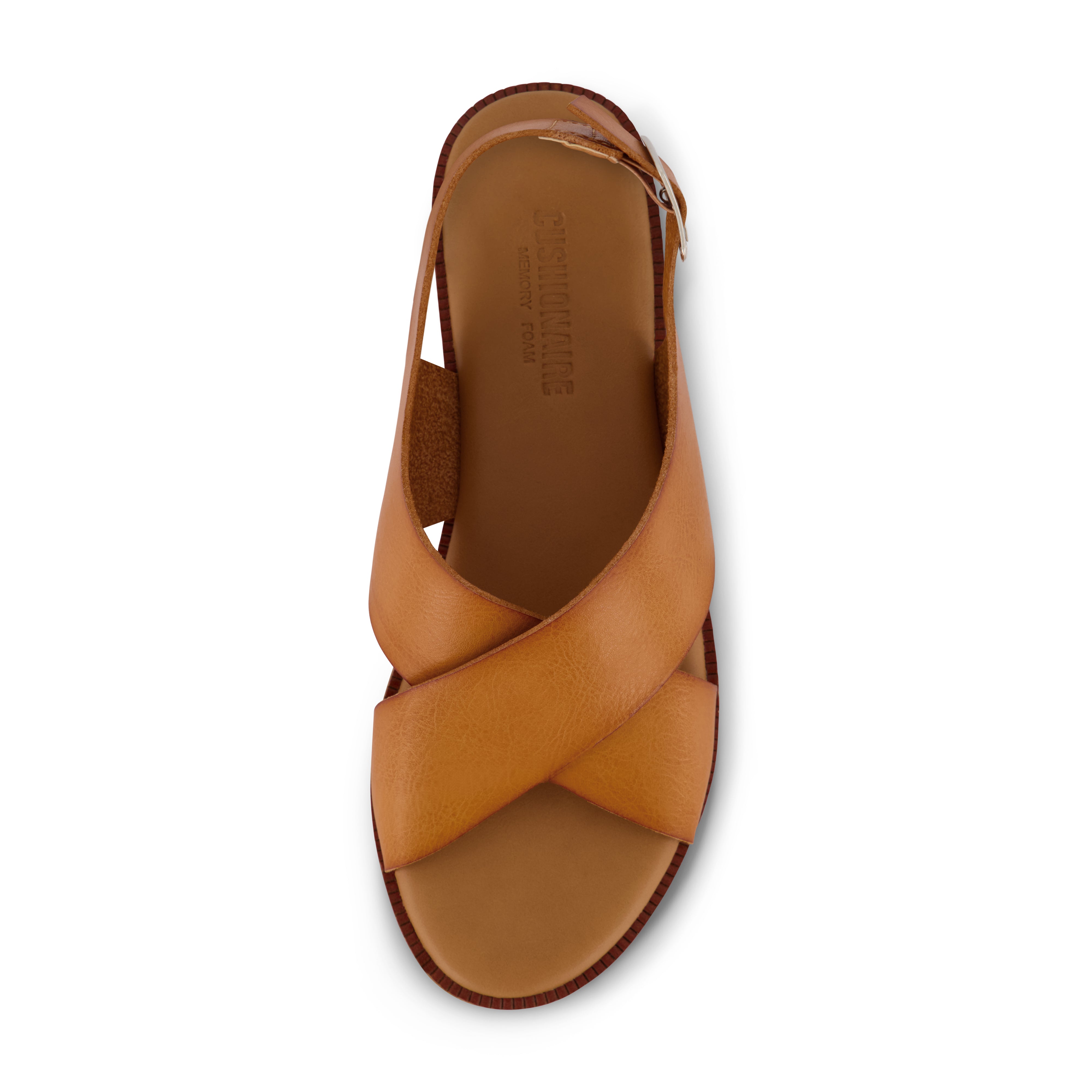Lake Cross Band Sandal Tan Medium