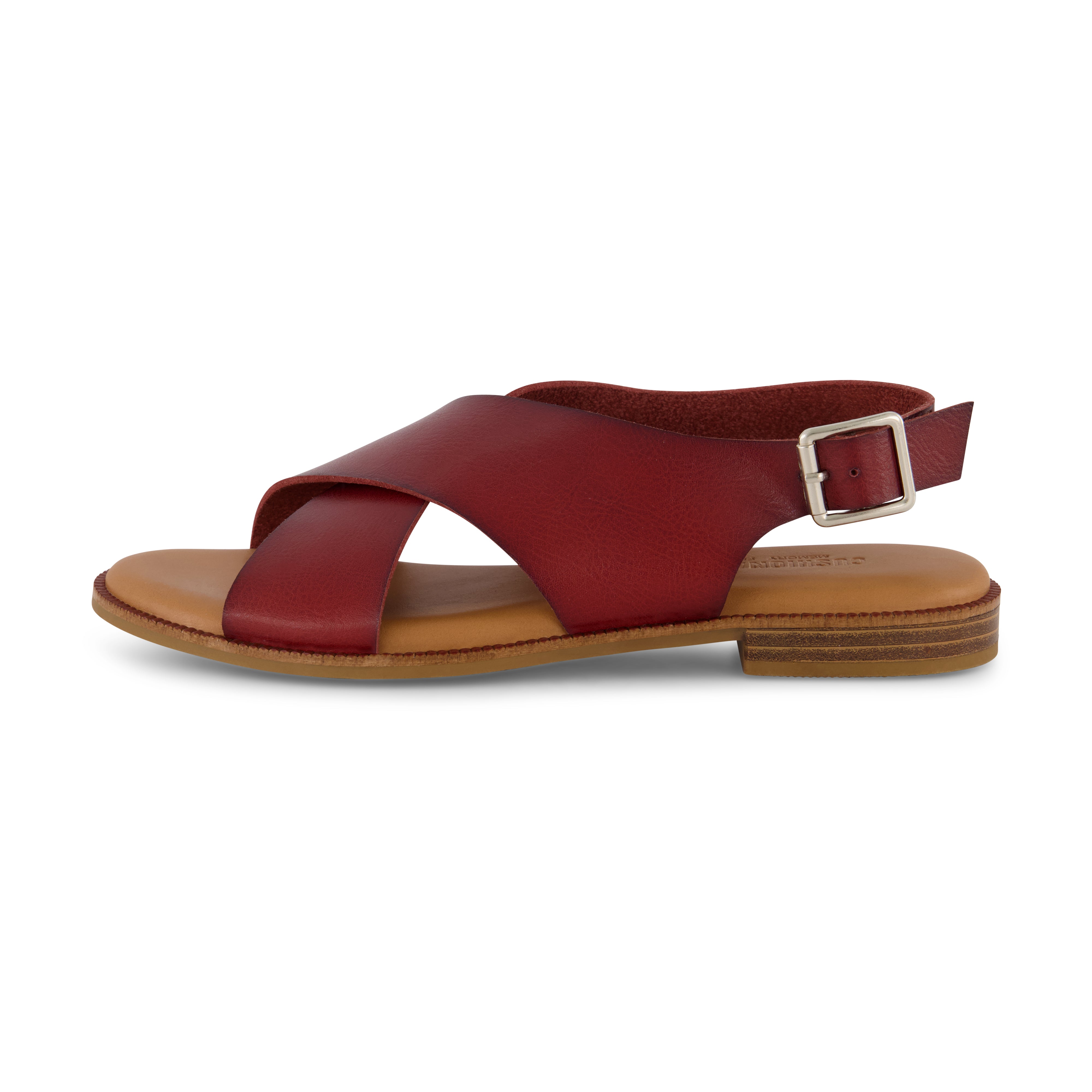 Lake Cross Band Sandal Cognac