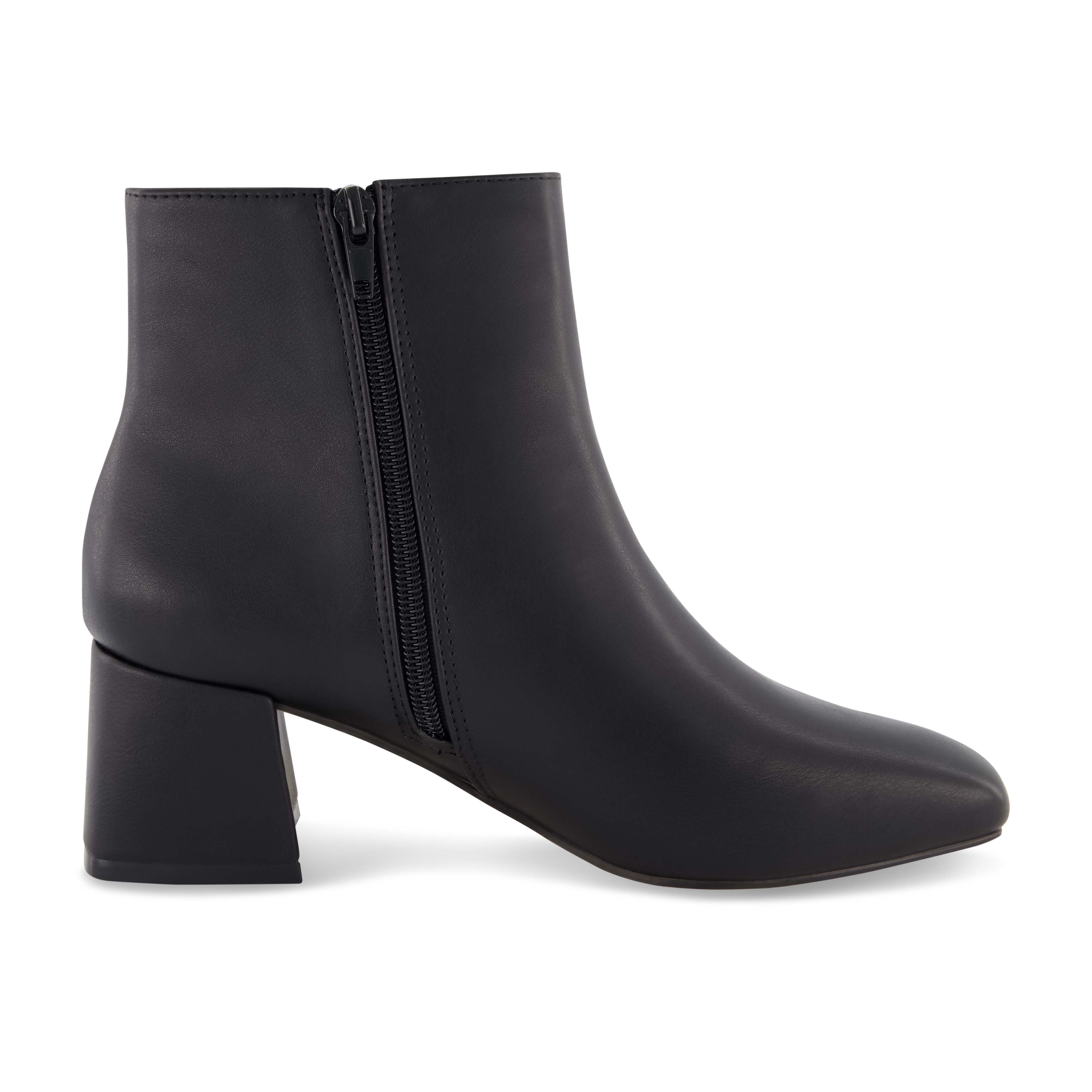 Nexus Block Heel Dress Bootie Black