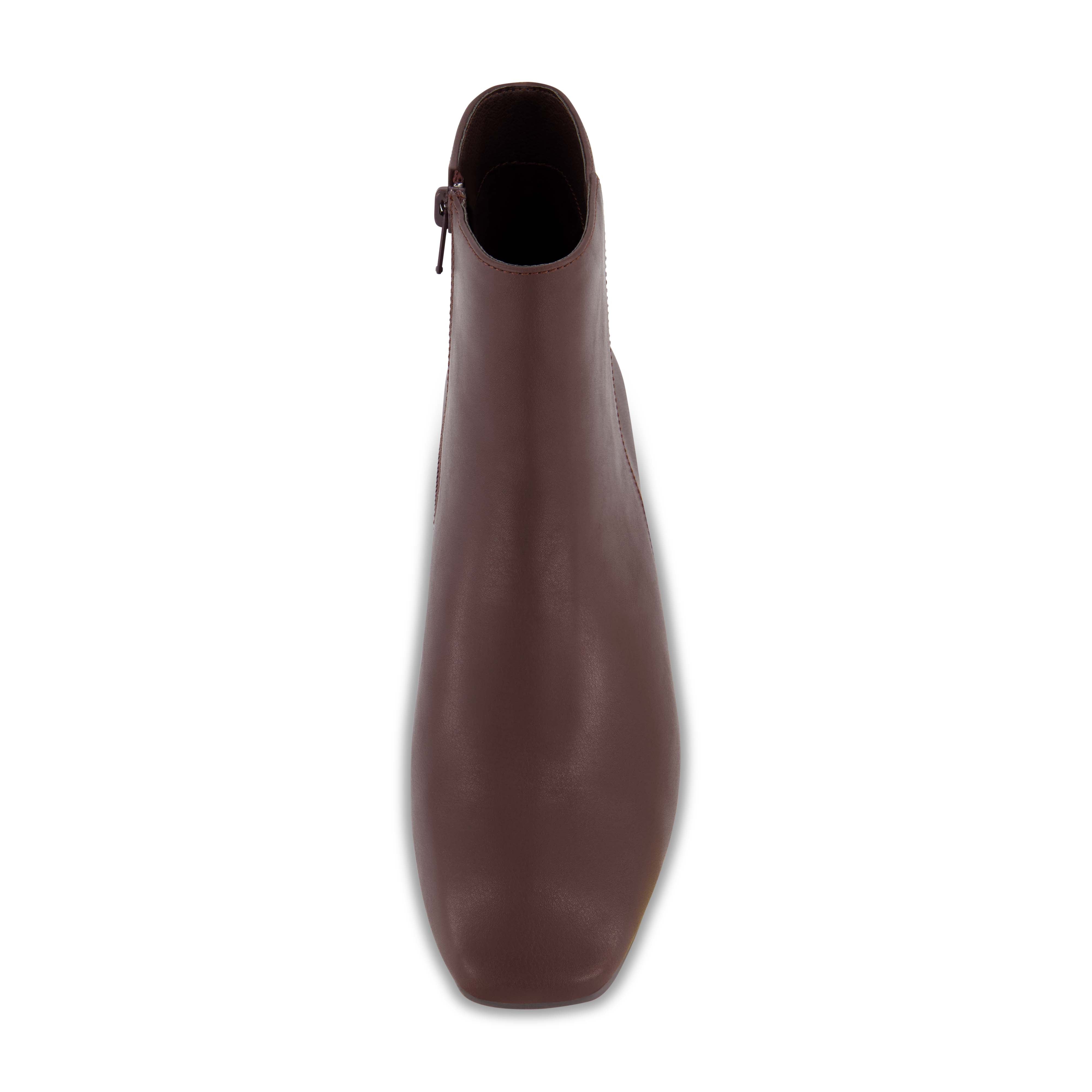 Nexus Block Heel Dress Bootie Chocolate