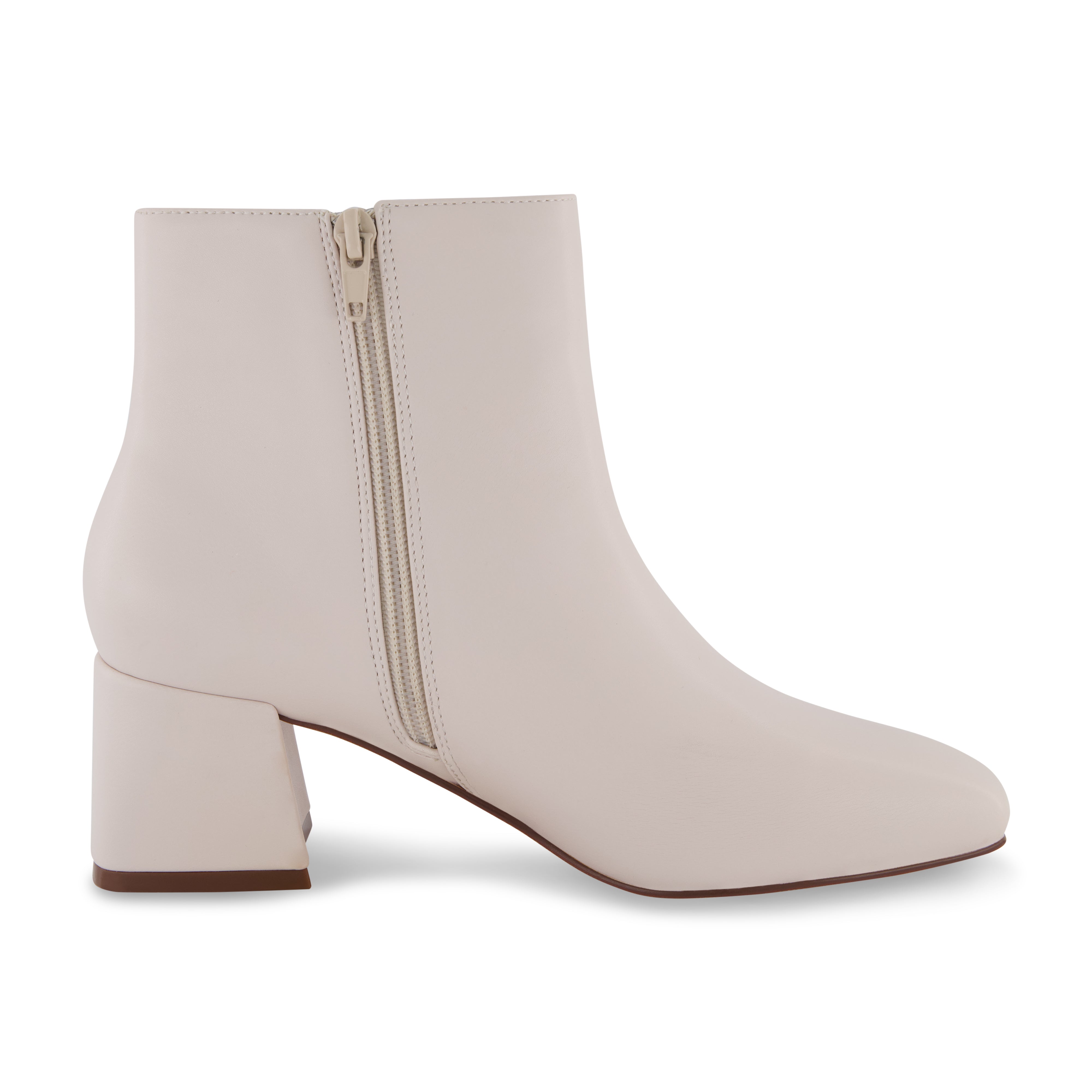 Nexus Block Heel Dress Bootie Ivory