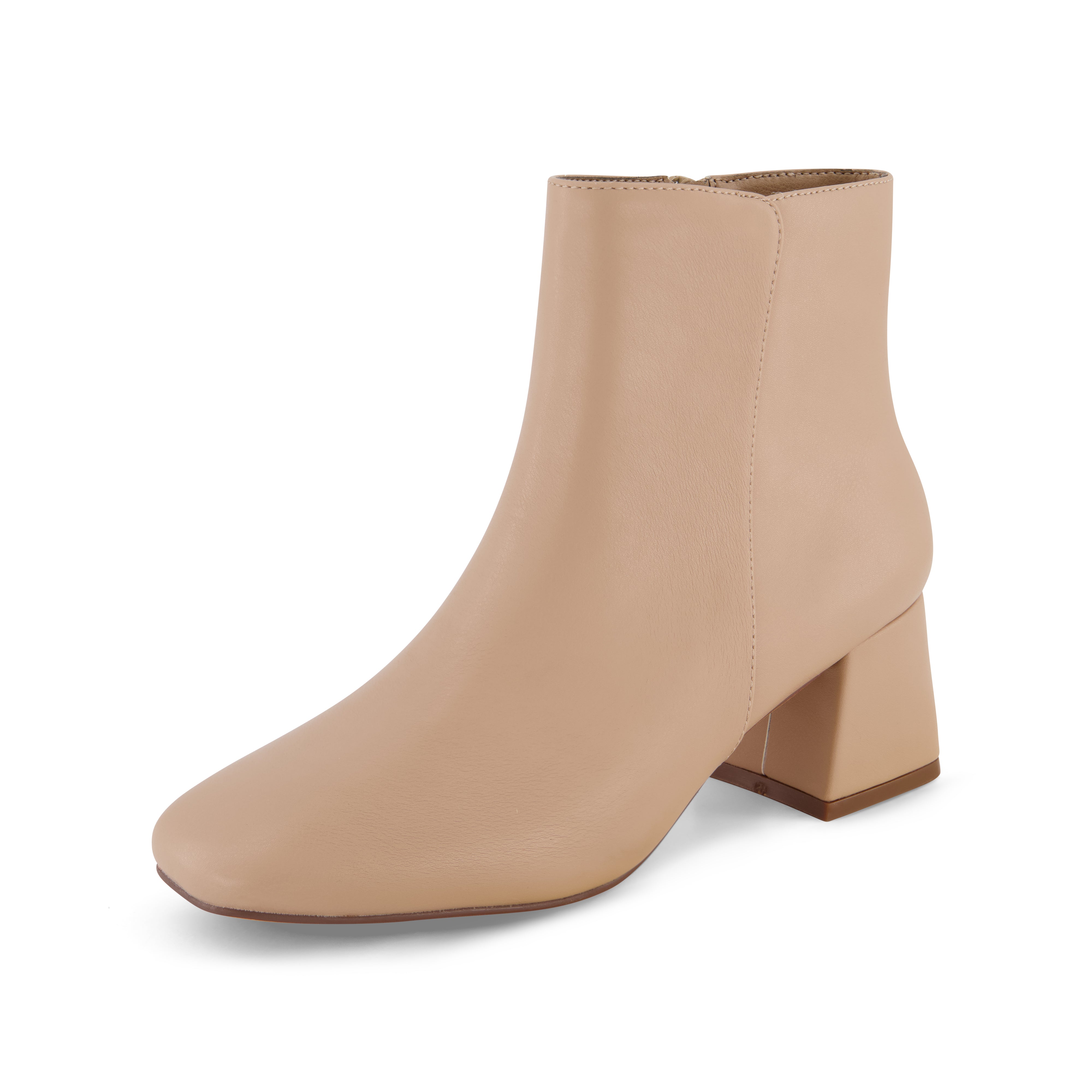 Nexus Block Heel Dress Bootie Sand