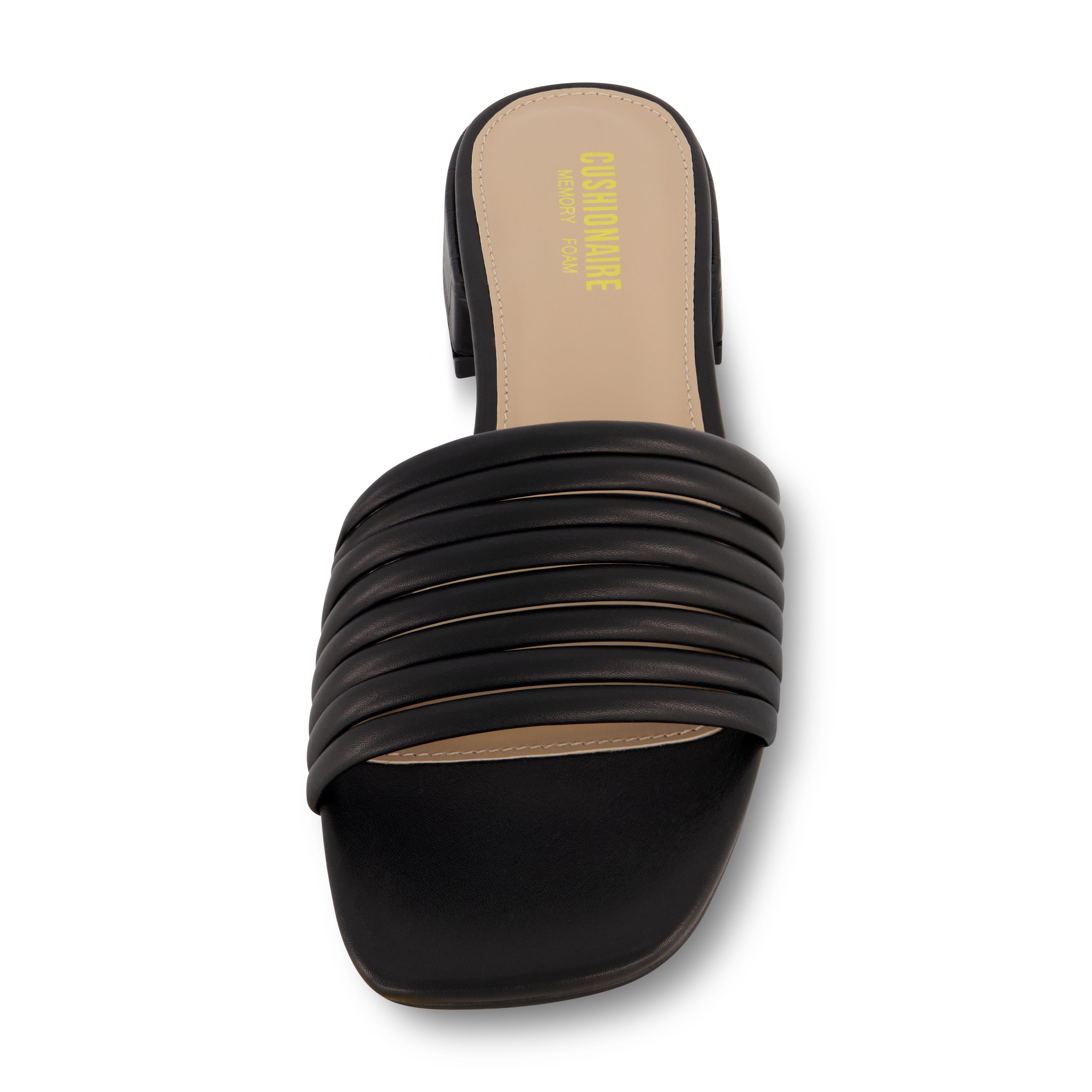 Nino Strappy Block Heeled Sandal Black