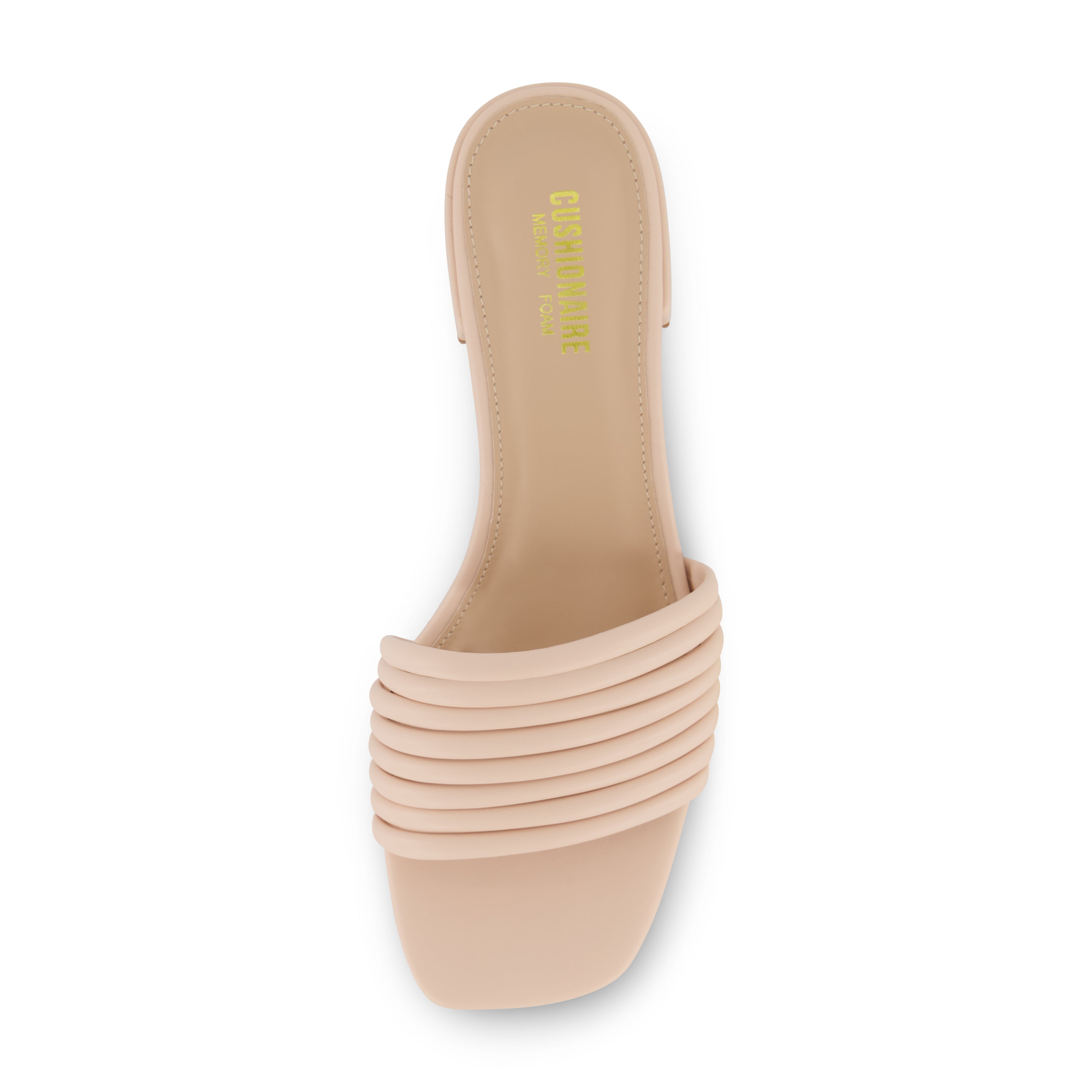 Nino Strappy Block Heeled Sandal Nude