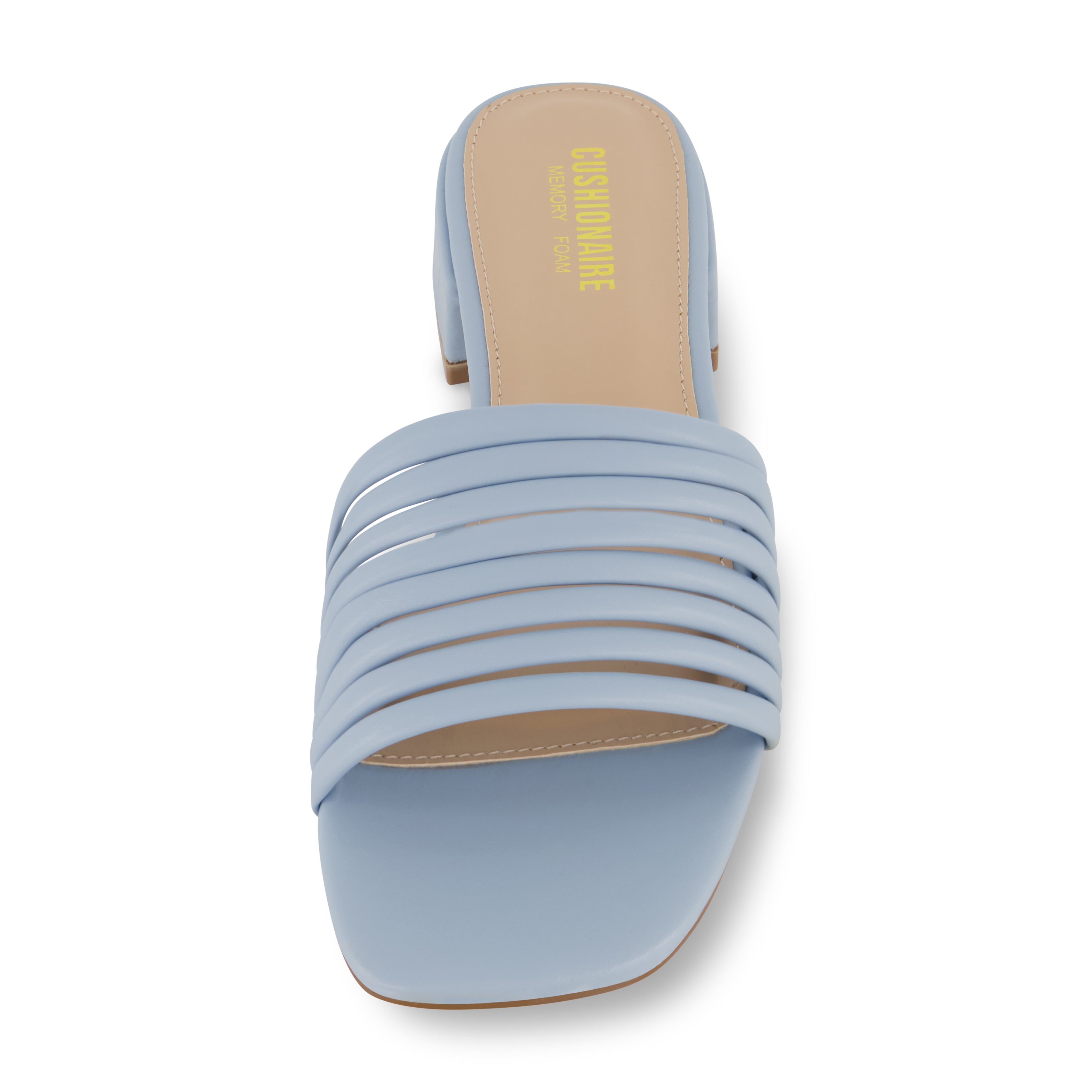 Nino Strappy Block Heeled Sandal Pale Blue