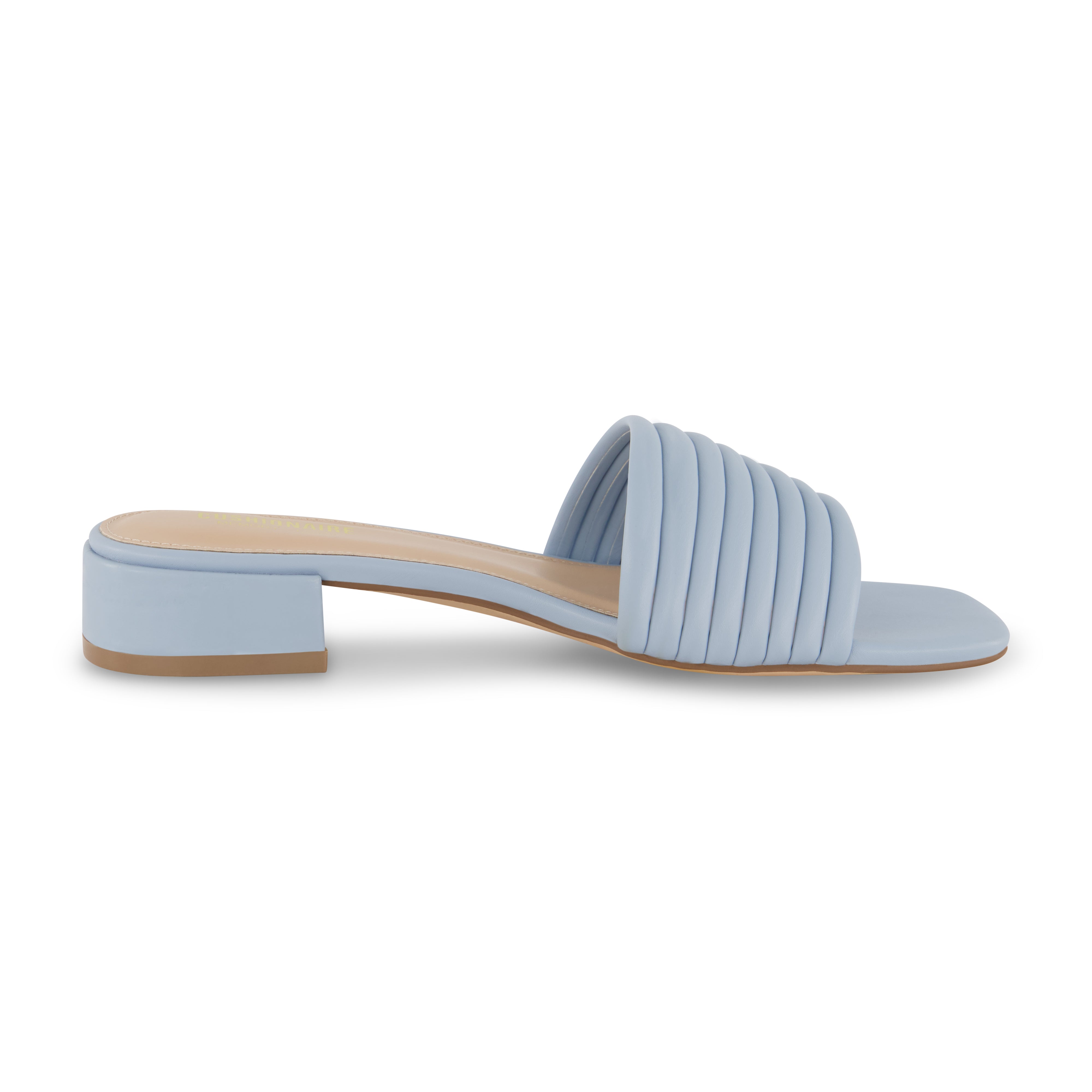 Nino Strappy Block Heeled Sandal Pale Blue