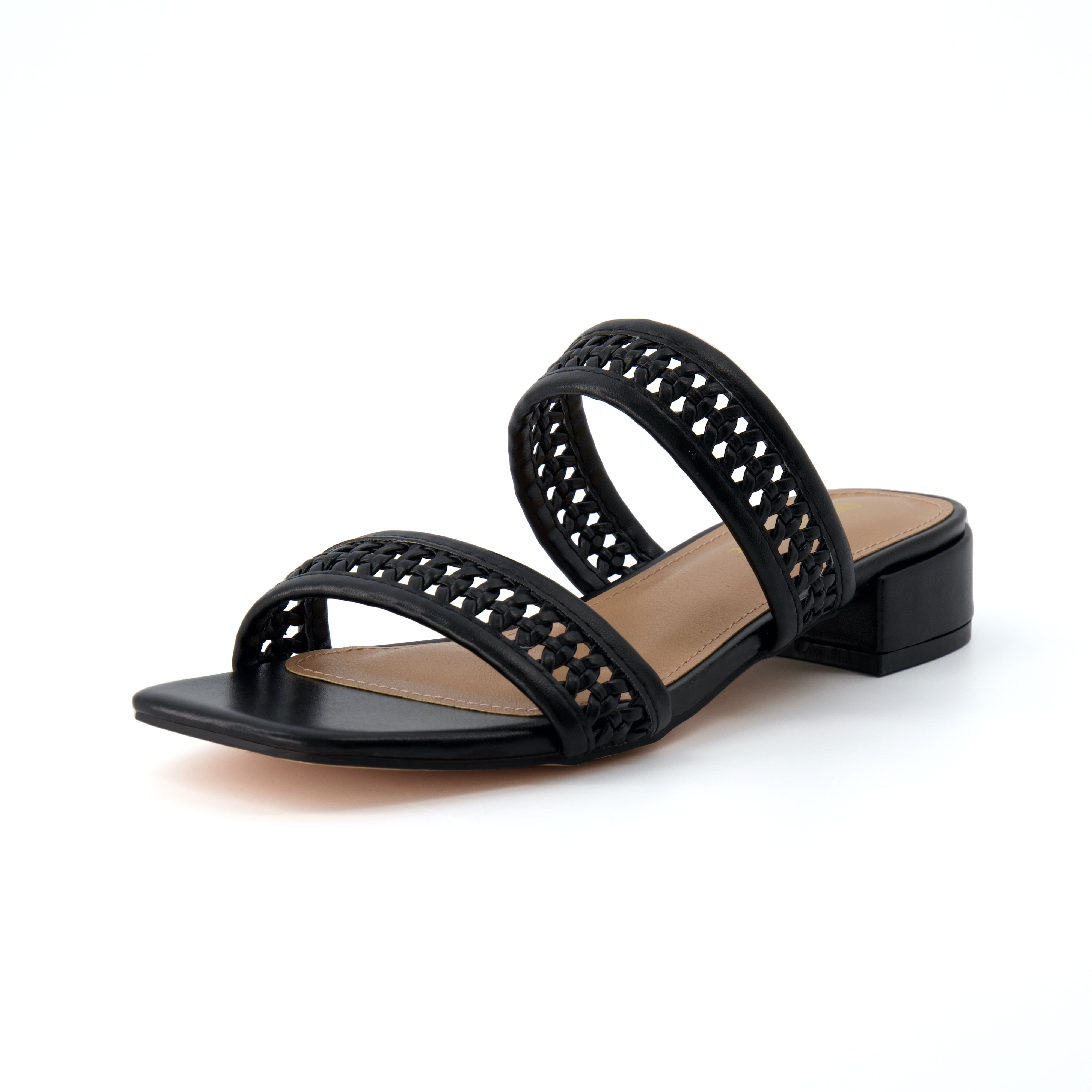 Norma Block Heel Sandals Black