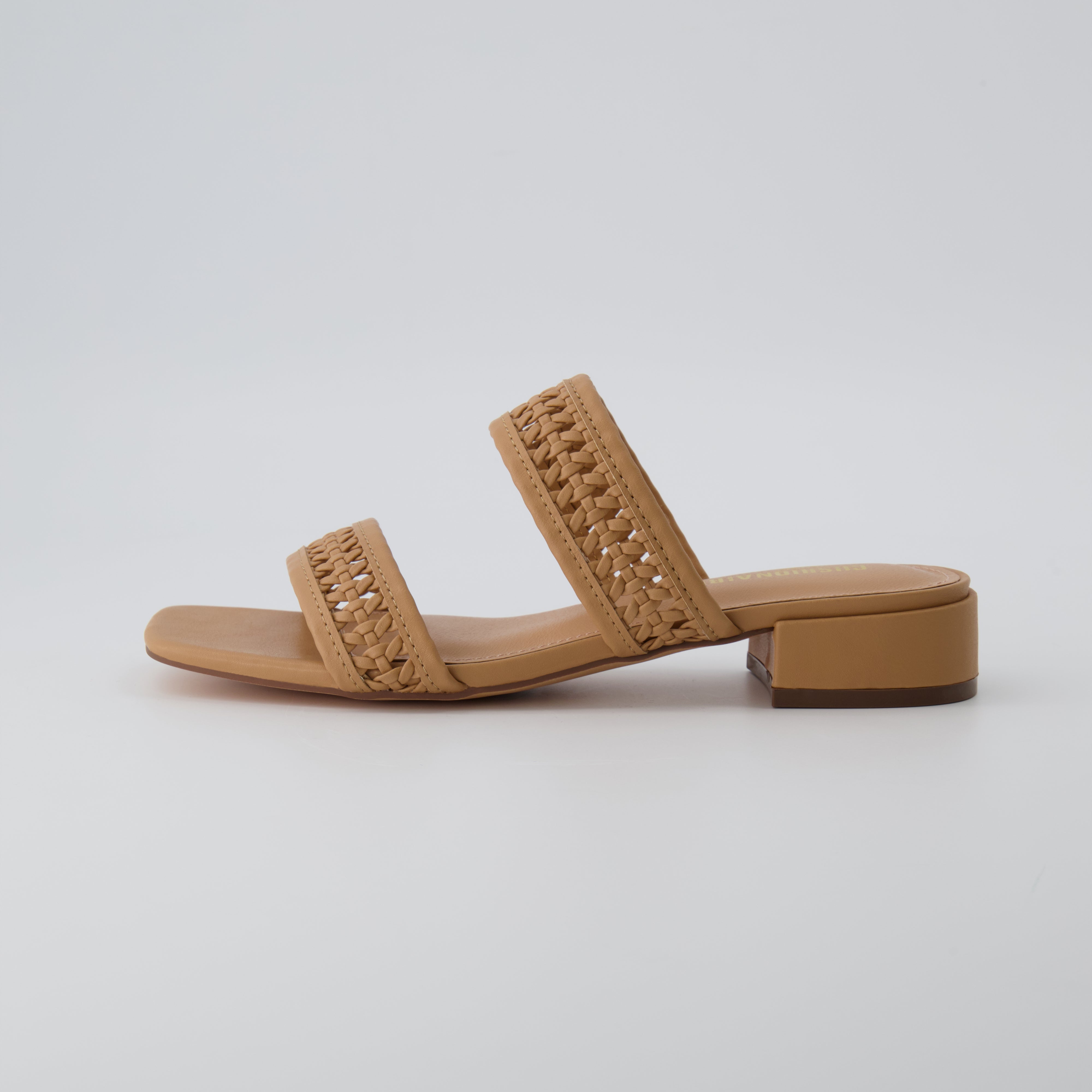 Norma Block Heel Sandals Tan