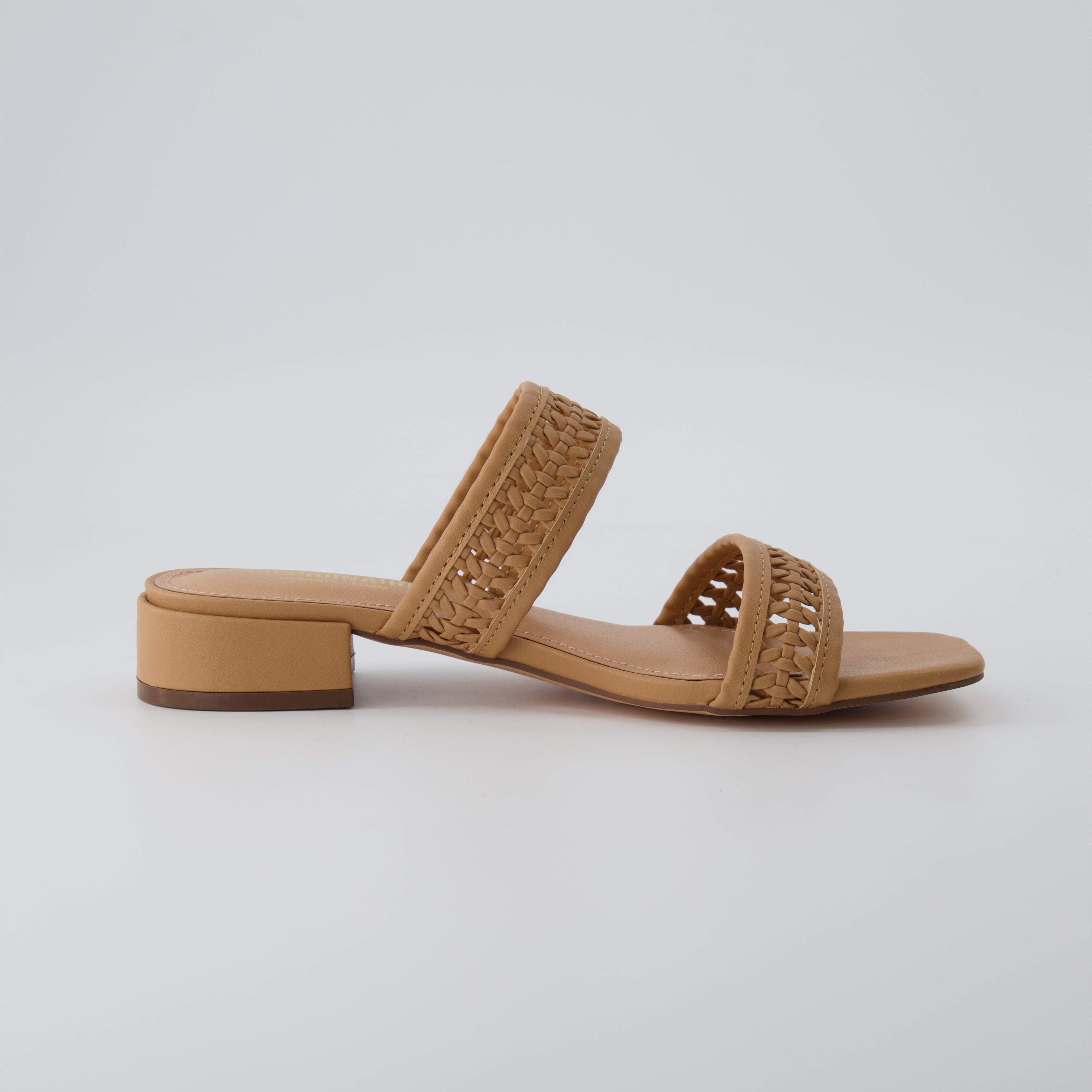Norma Block Heel Sandals Tan