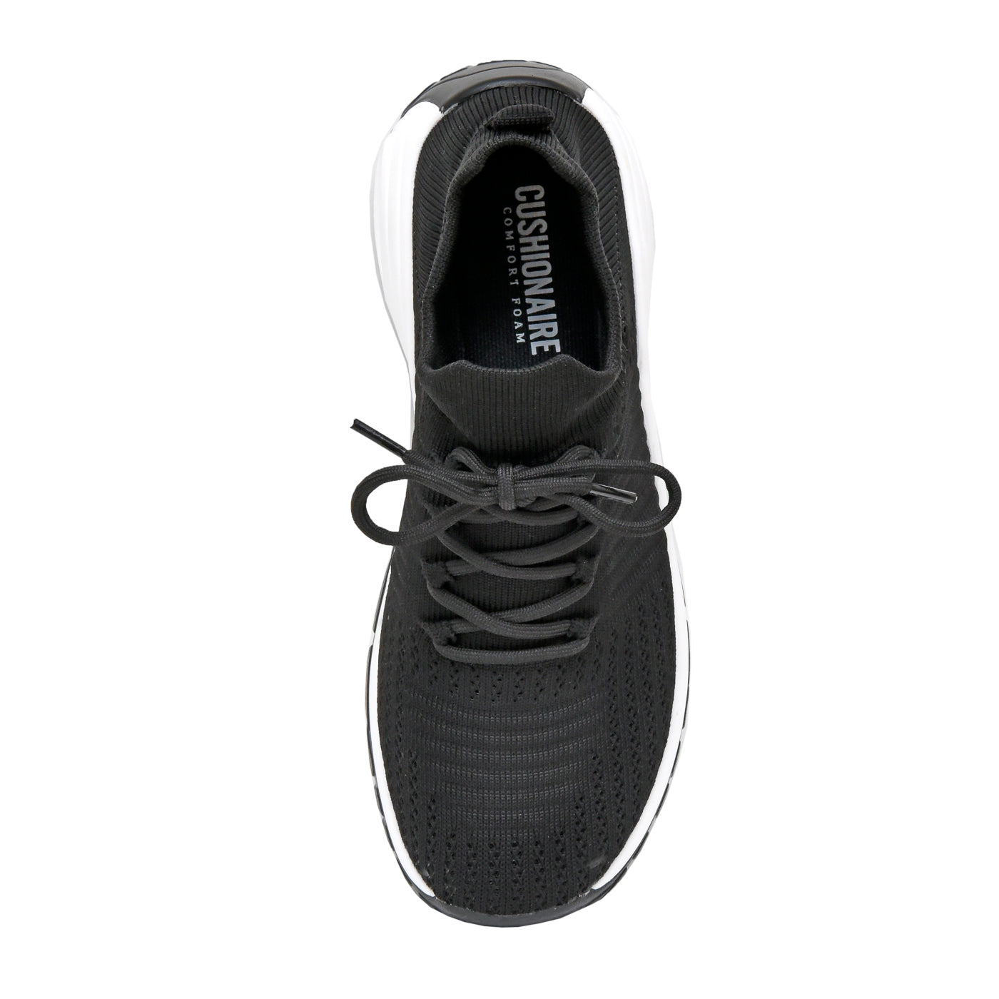 Blaze Knit Trainer Black White