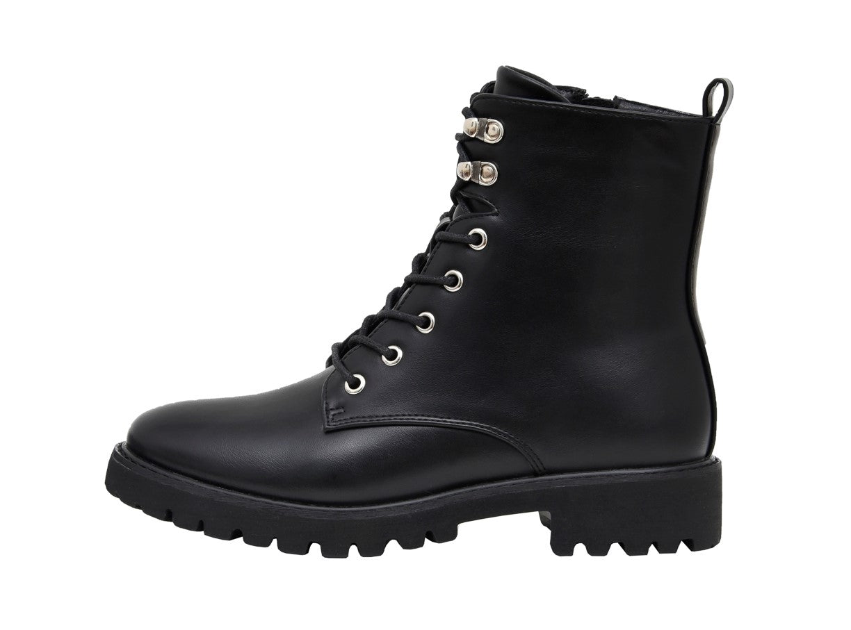 Dexter Rugged Lace up Boot Black