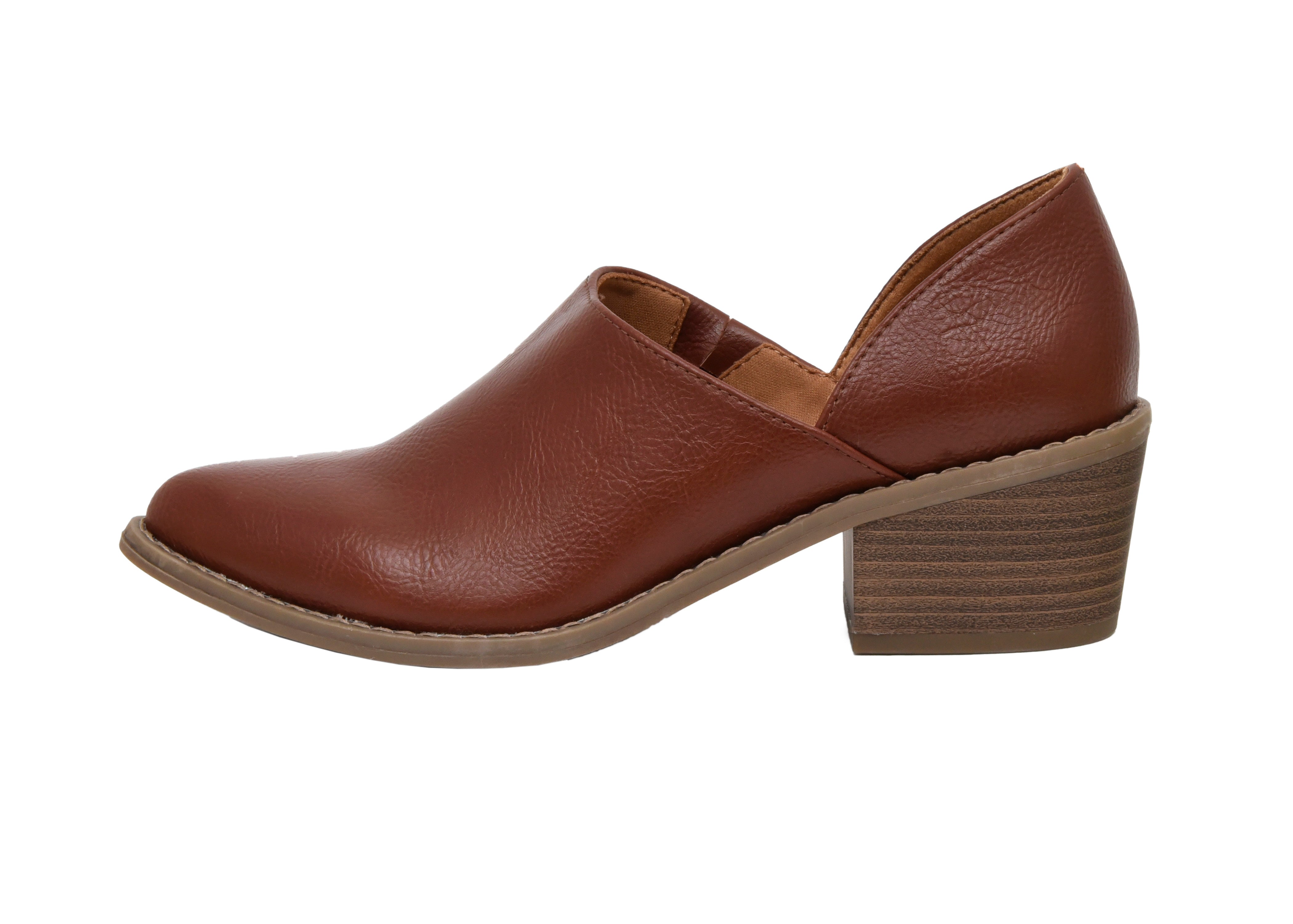 Eddie Casual Heel Cognac