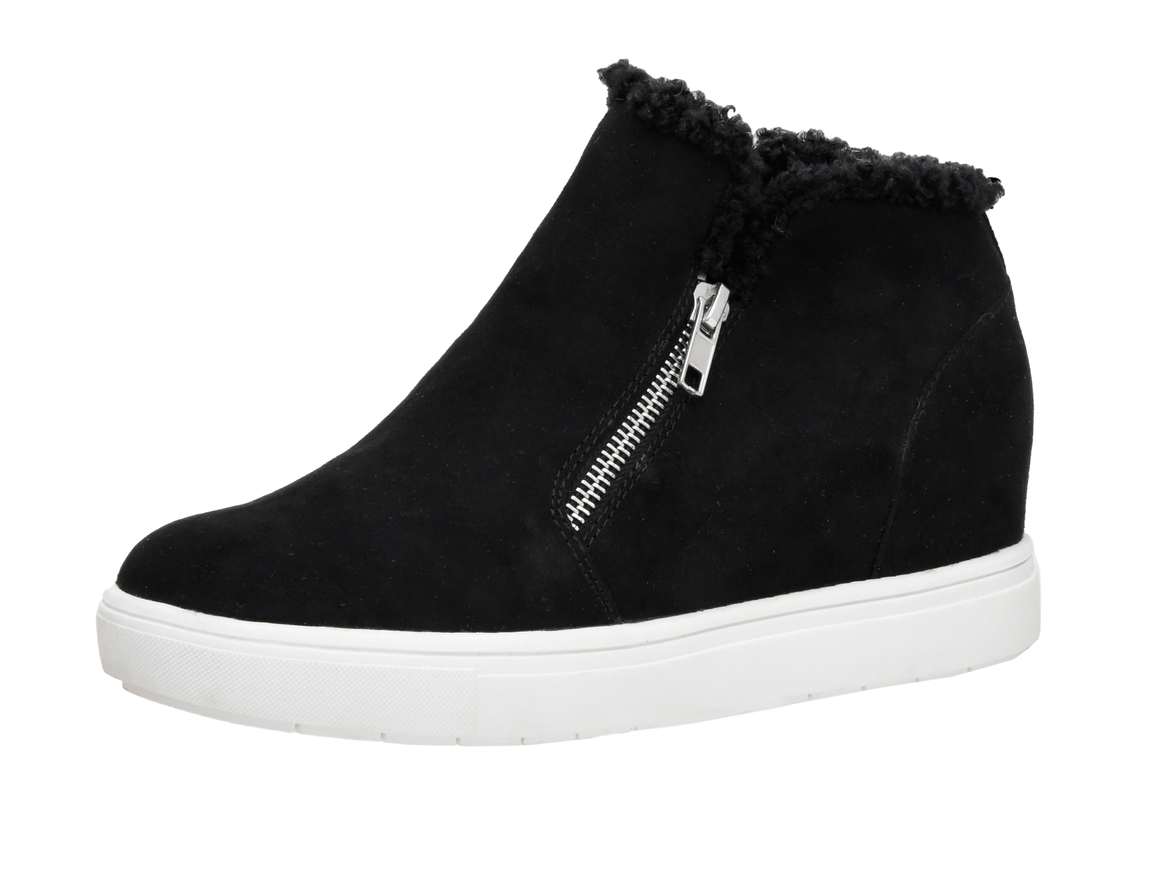 Heaven Cozy Wedge Sneaker Black