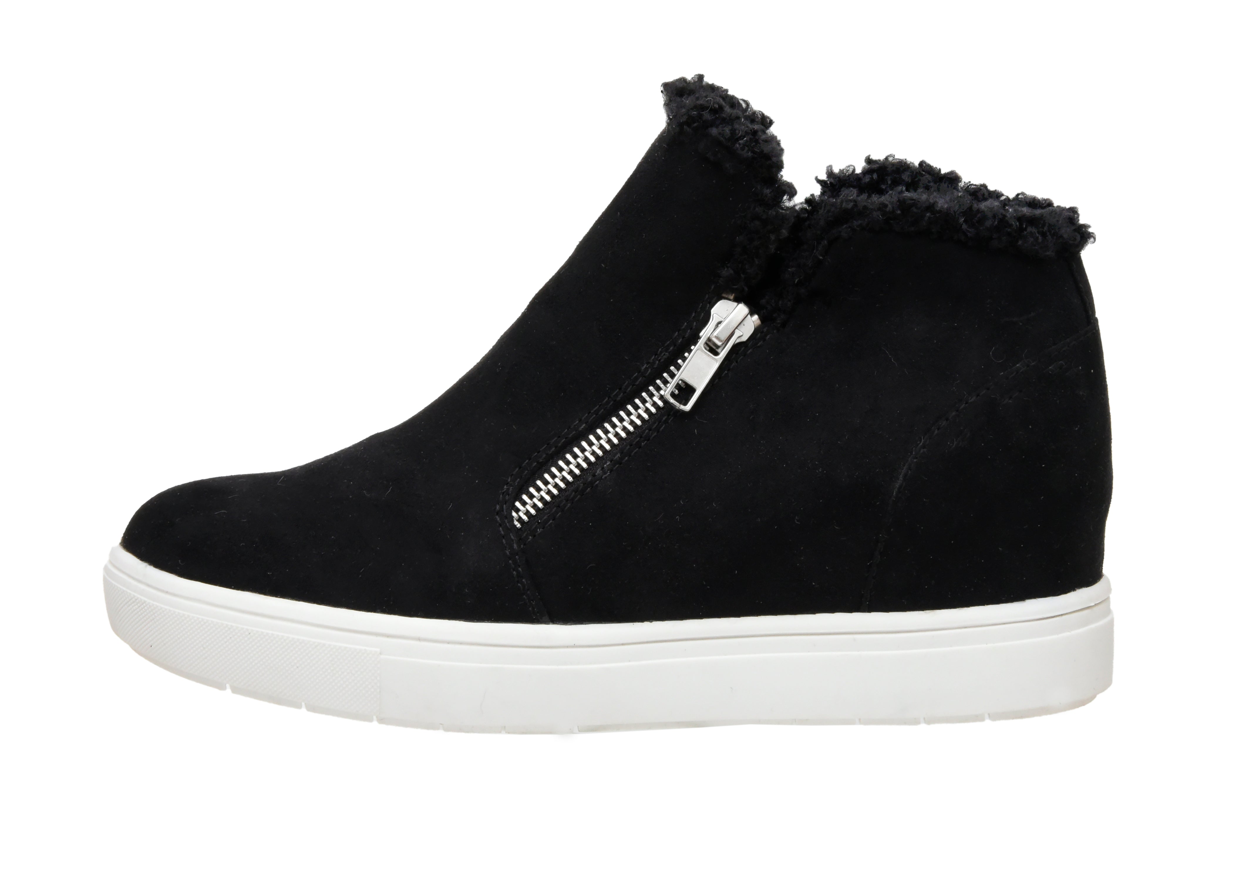 Heaven Cozy Wedge Sneaker Black