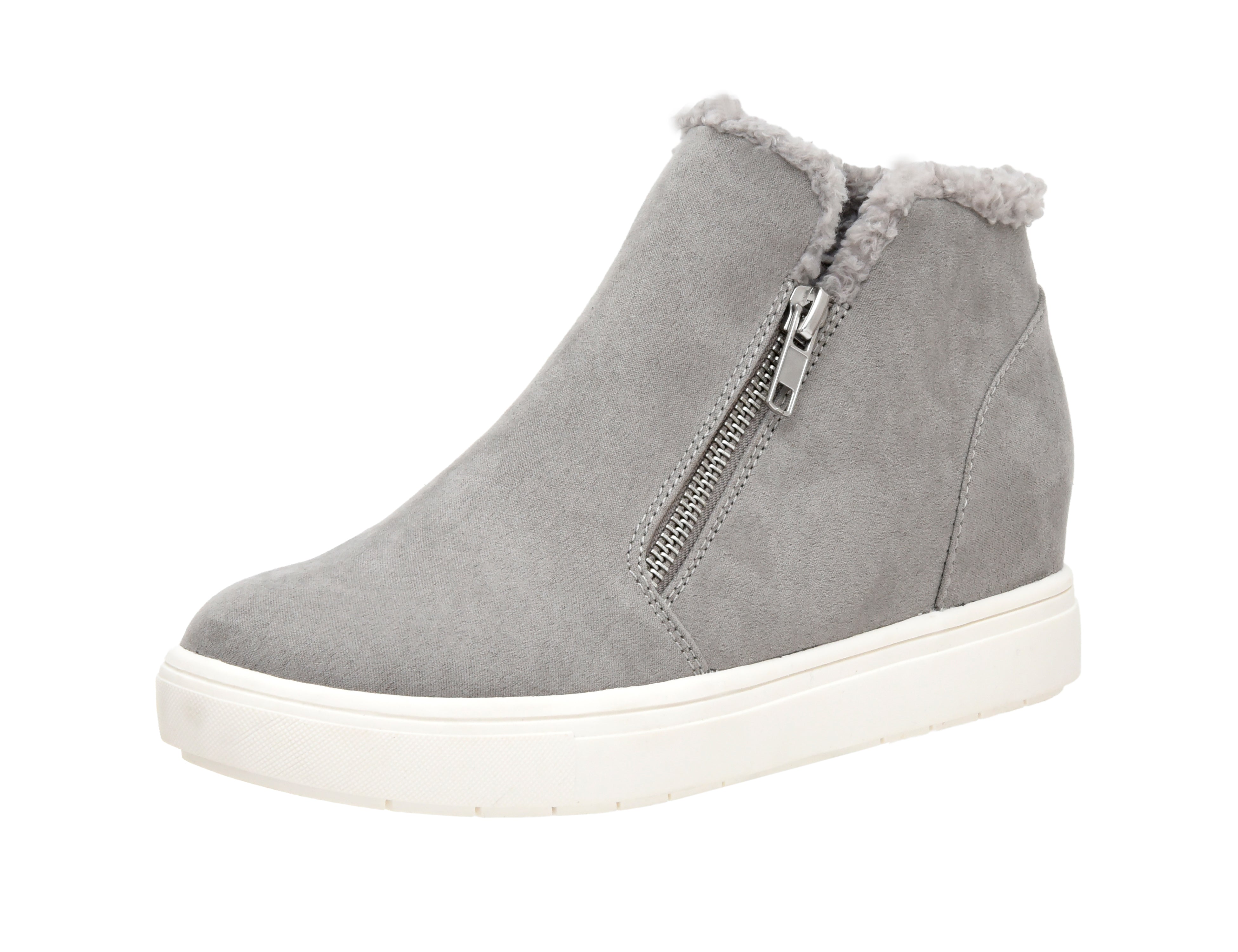 Heaven Cozy Wedge Sneaker Gray