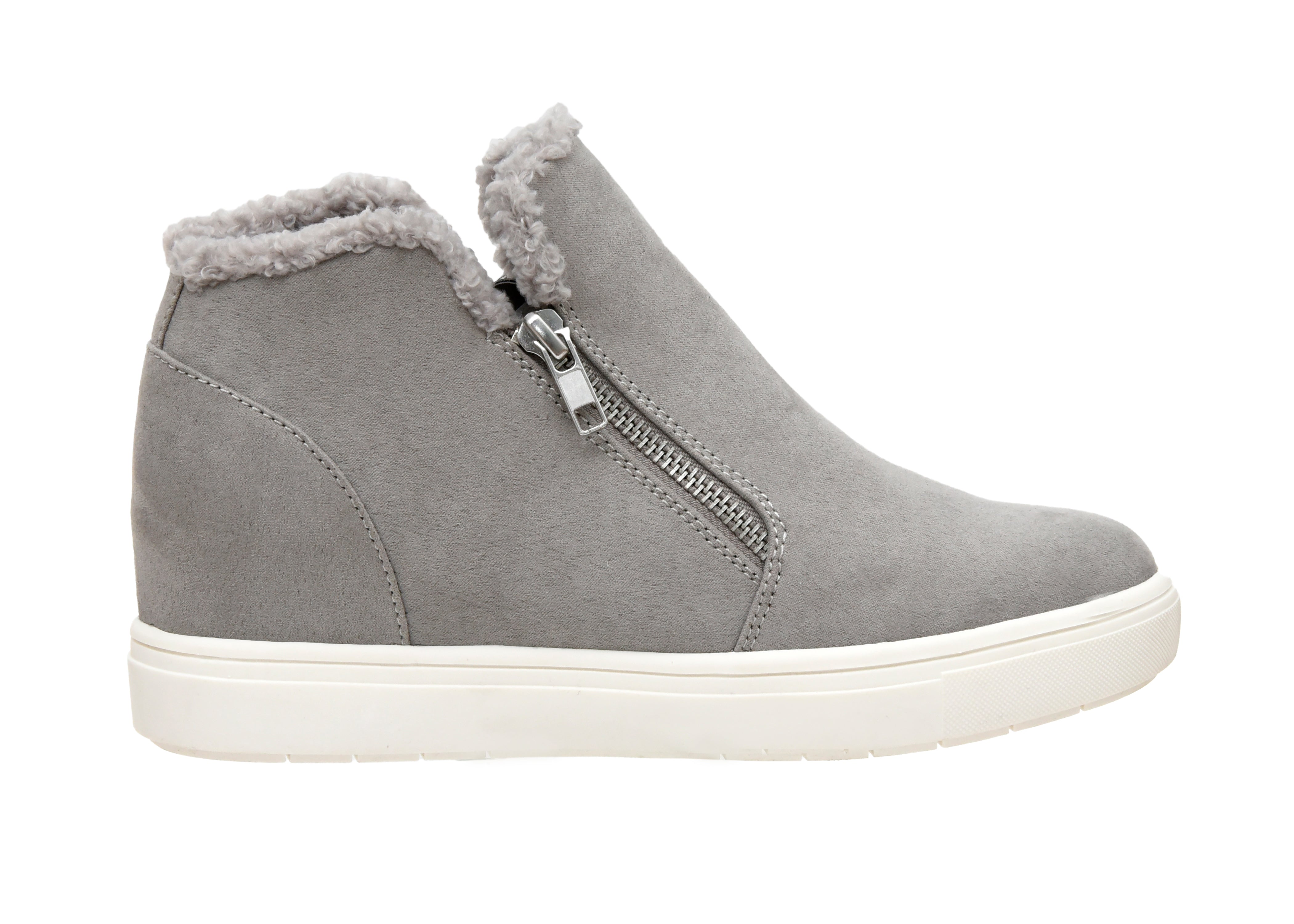 Heaven Cozy Wedge Sneaker Gray