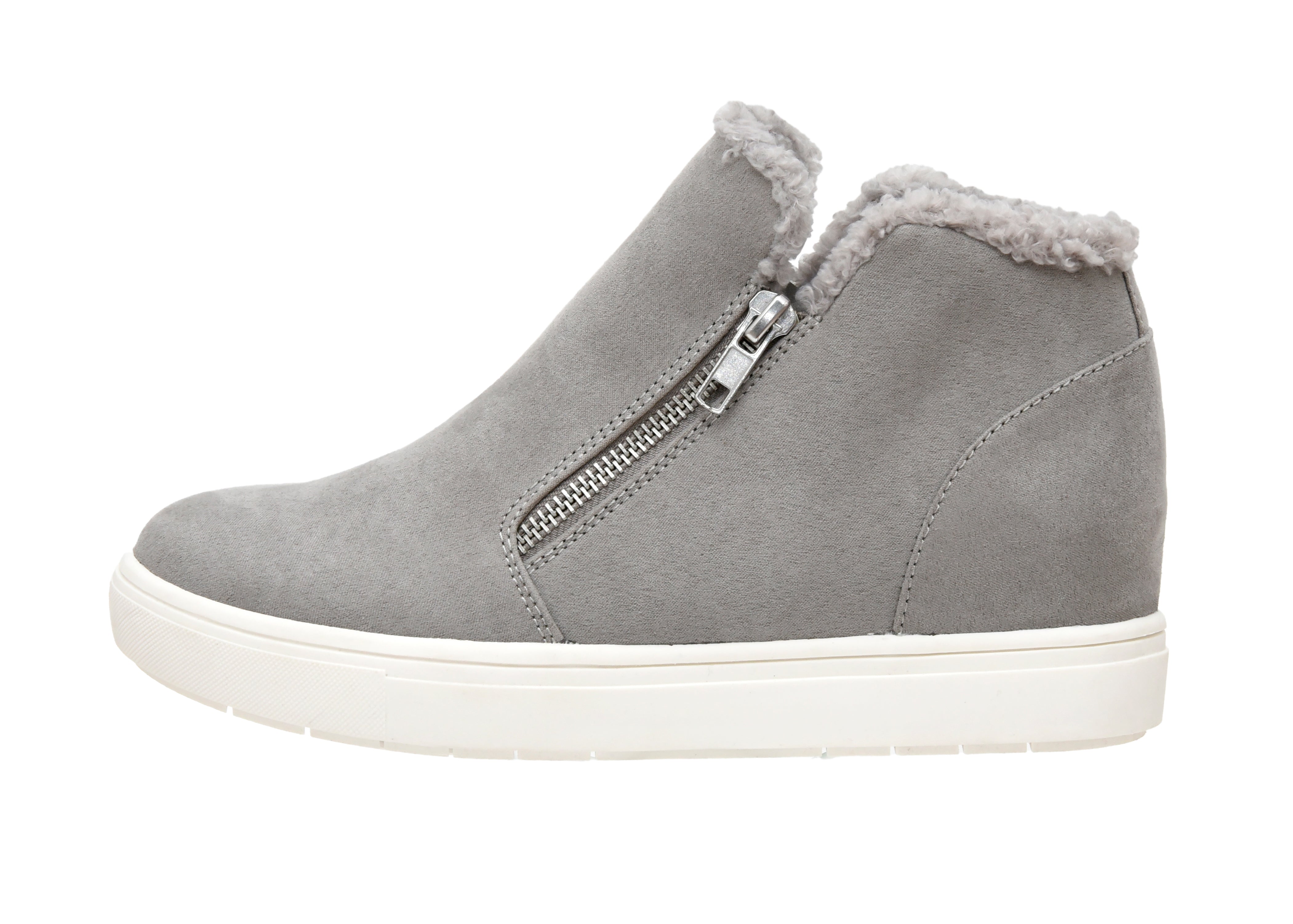 Heaven Cozy Wedge Sneaker Gray