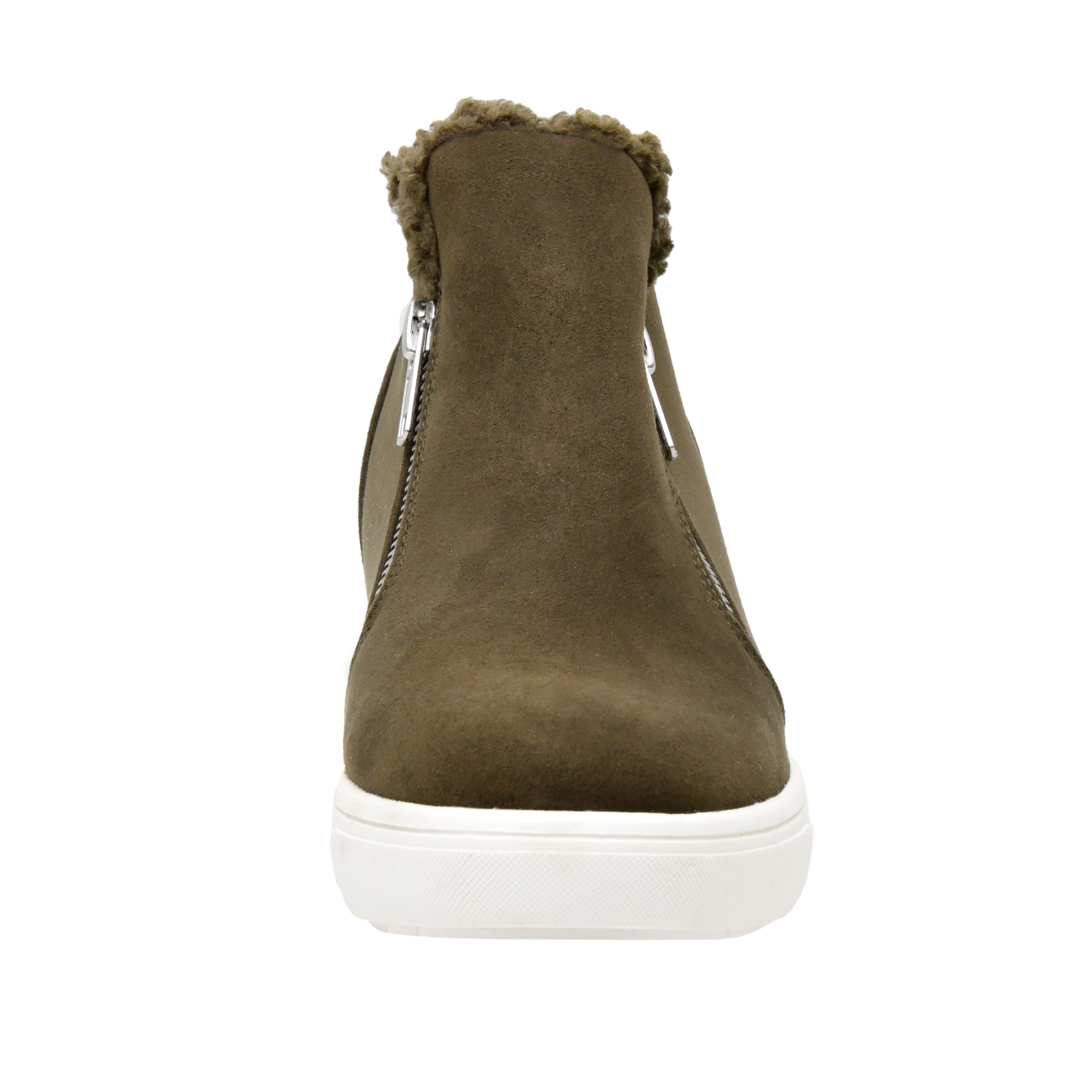 Heaven Cozy Wedge Sneaker Olive
