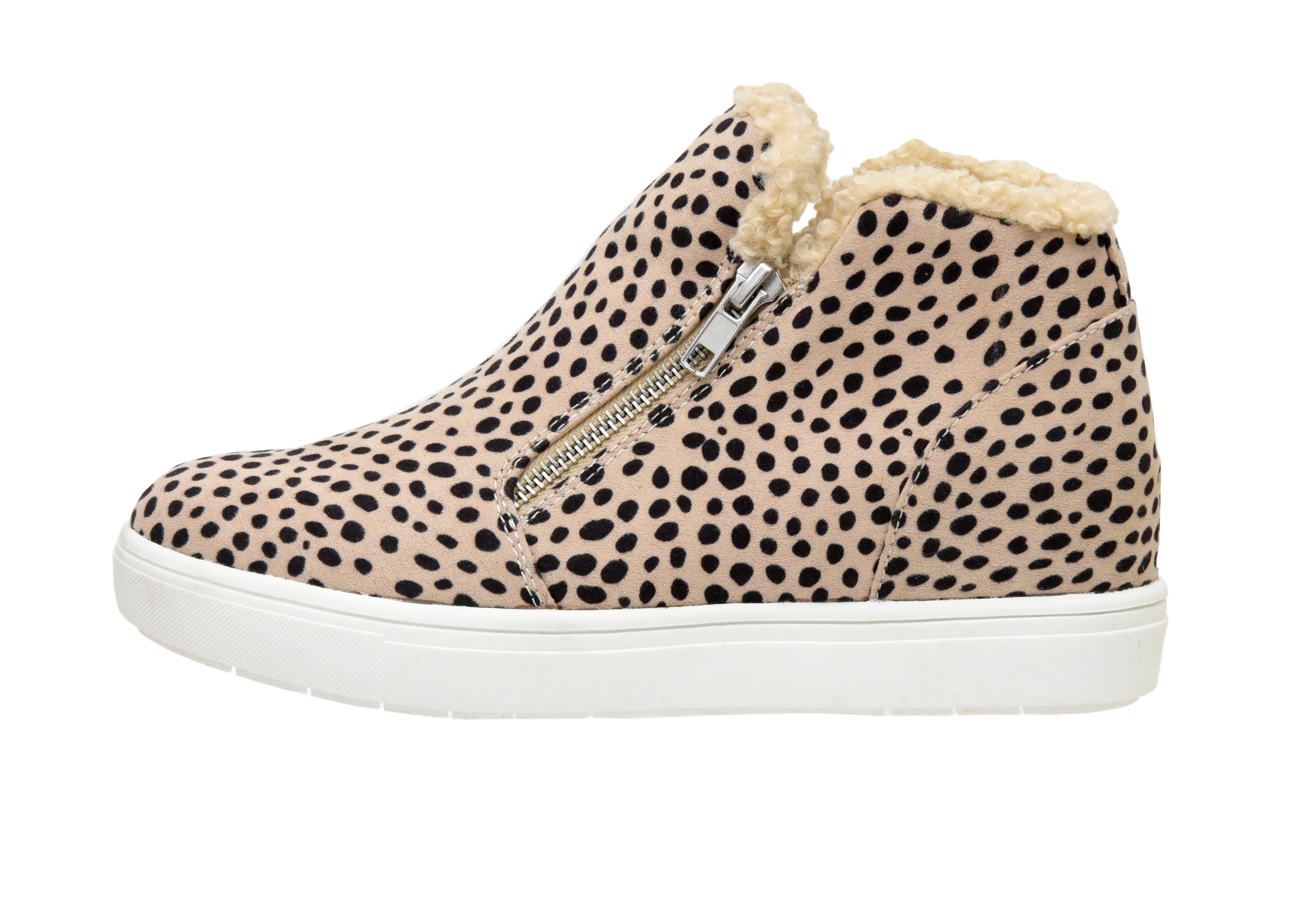 Heaven Cozy Wedge Sneaker Spotted Cheetah