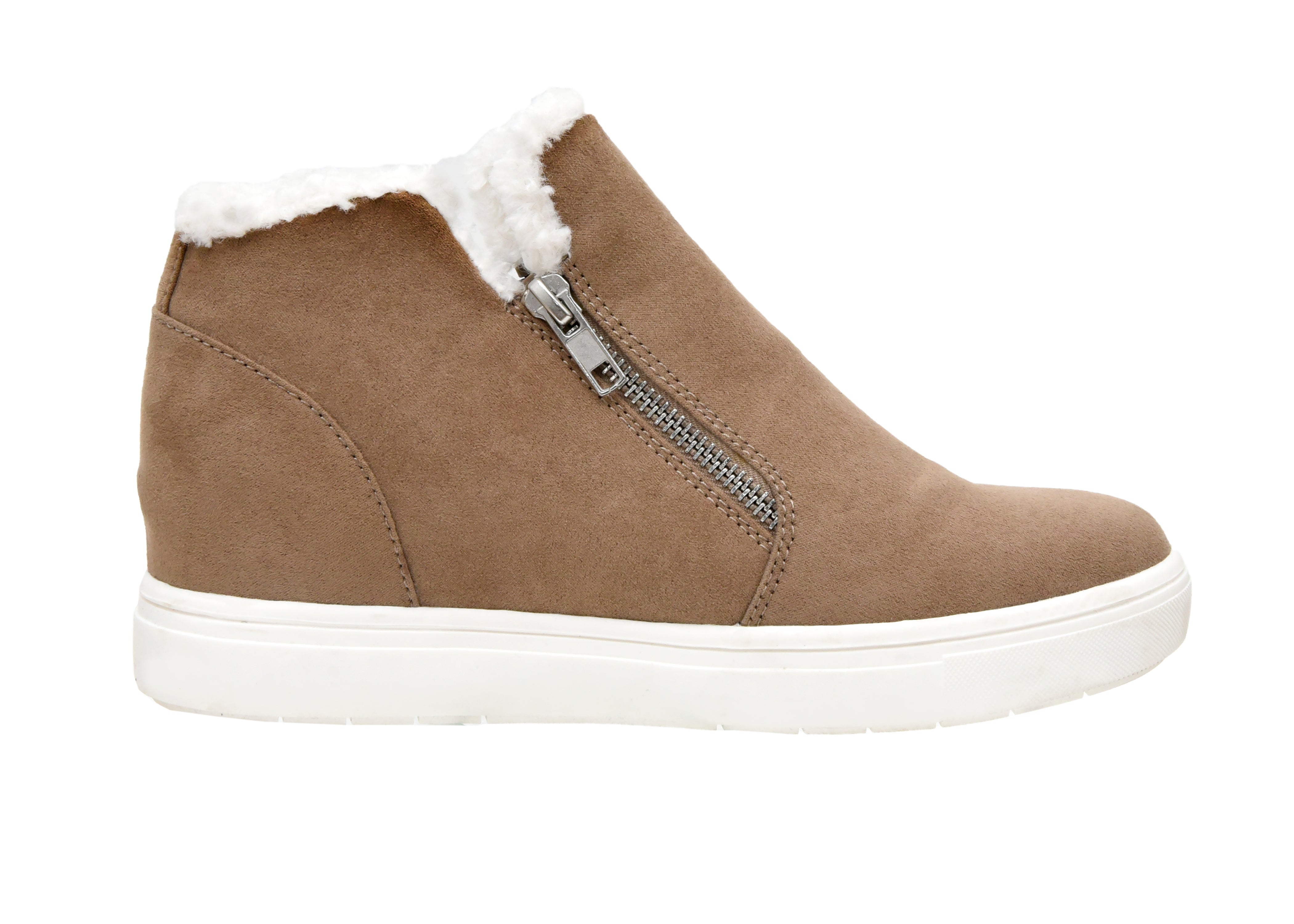Heaven Cozy Wedge Sneaker Taupe