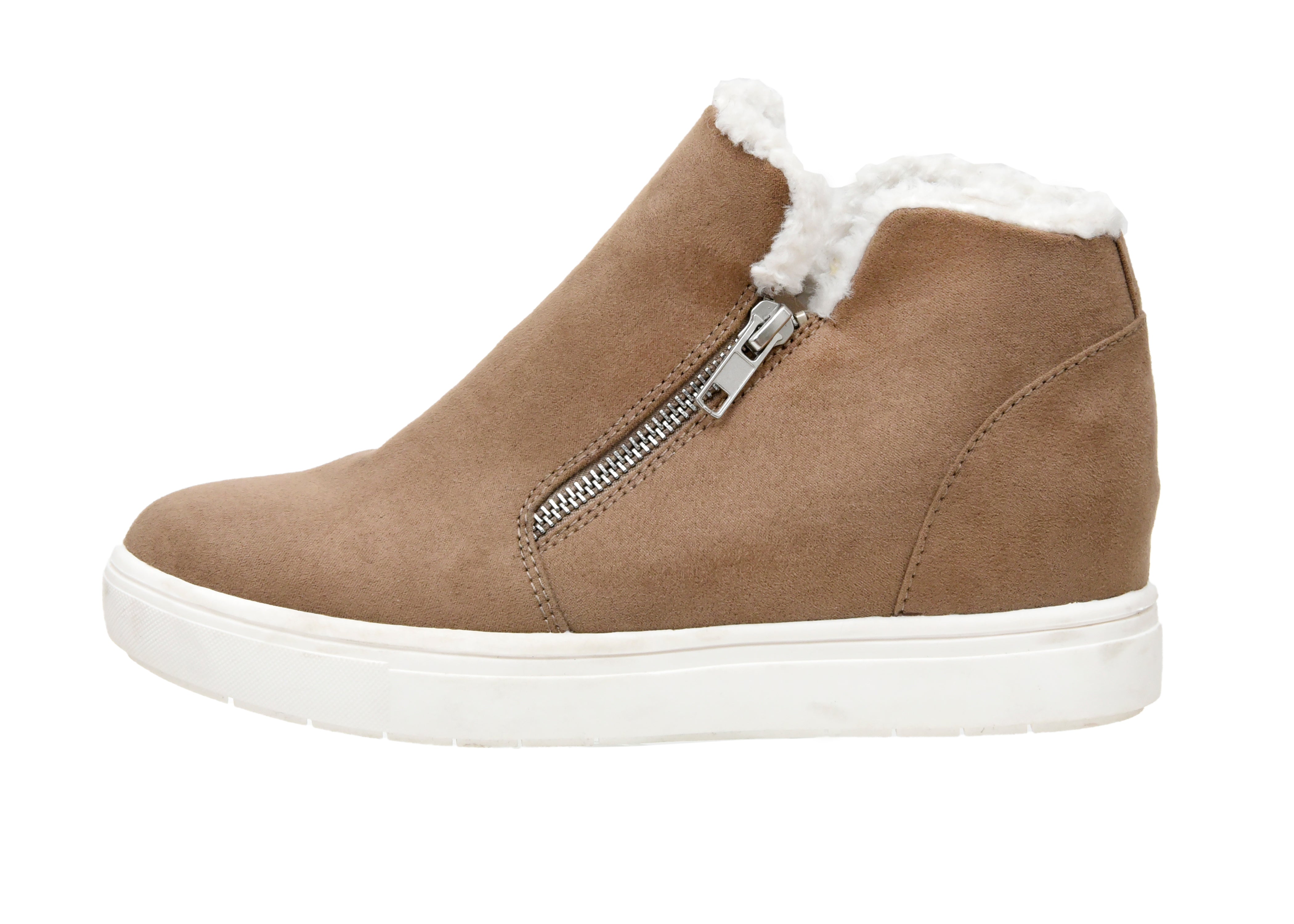 Heaven Cozy Wedge Sneaker Taupe