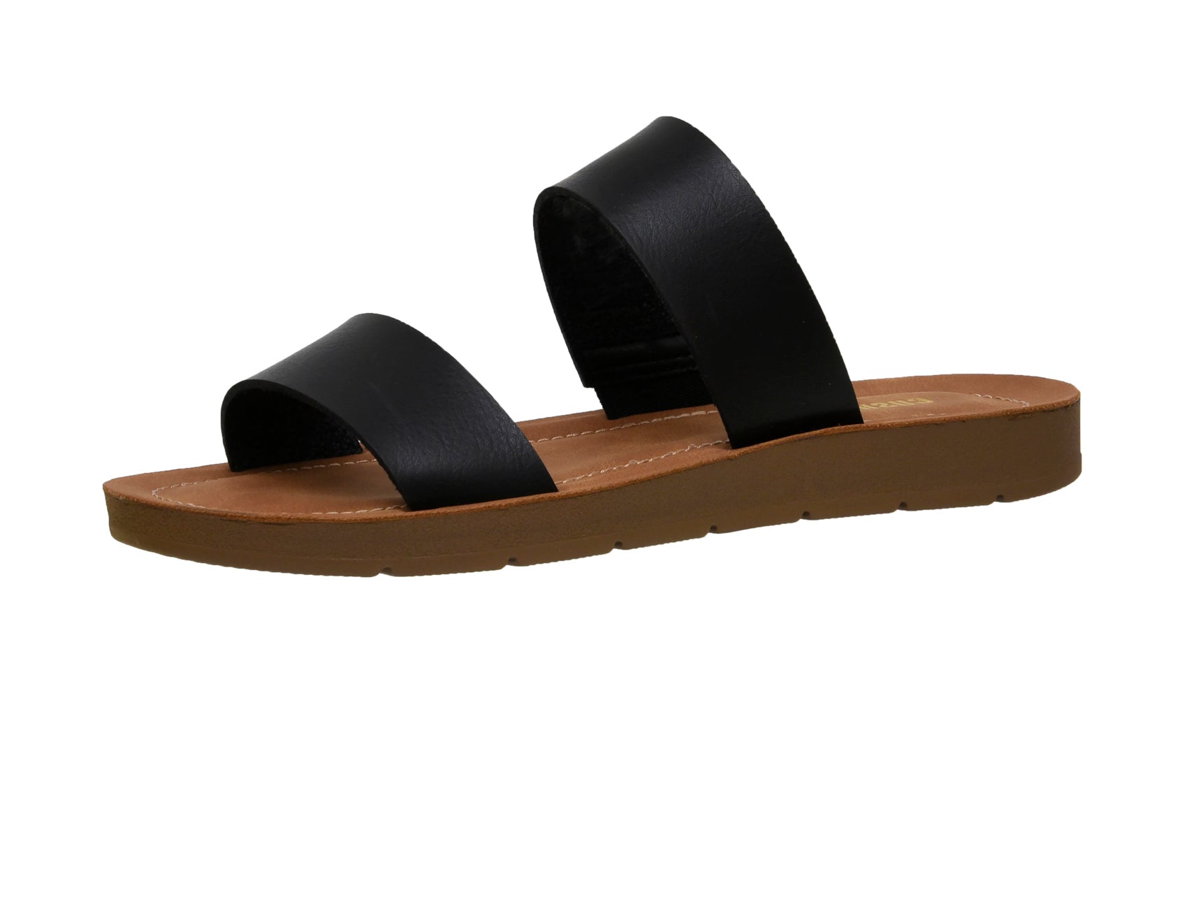 Imelda Two Band Sandal Black