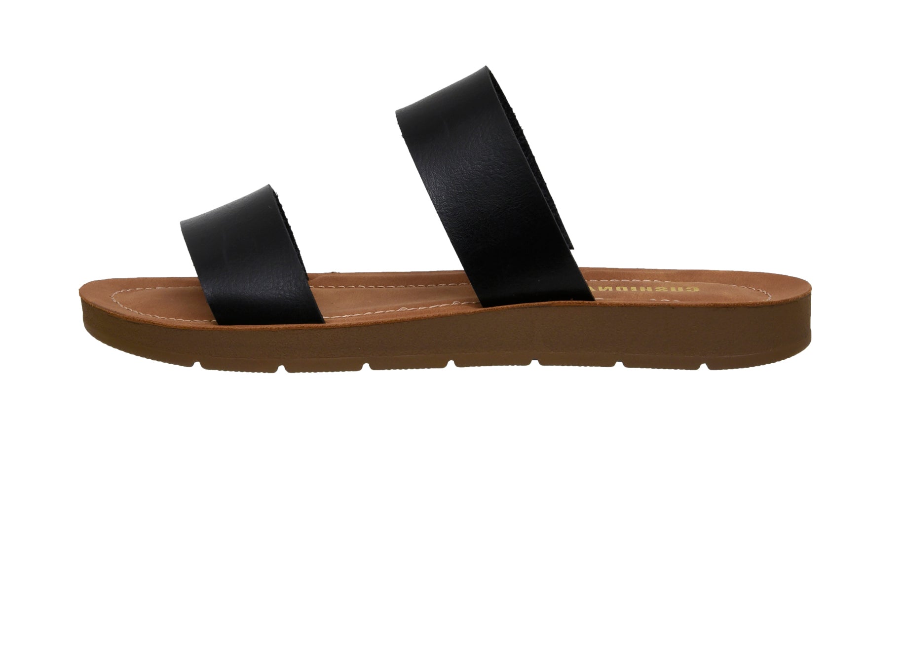 Imelda Two Band Sandal Black