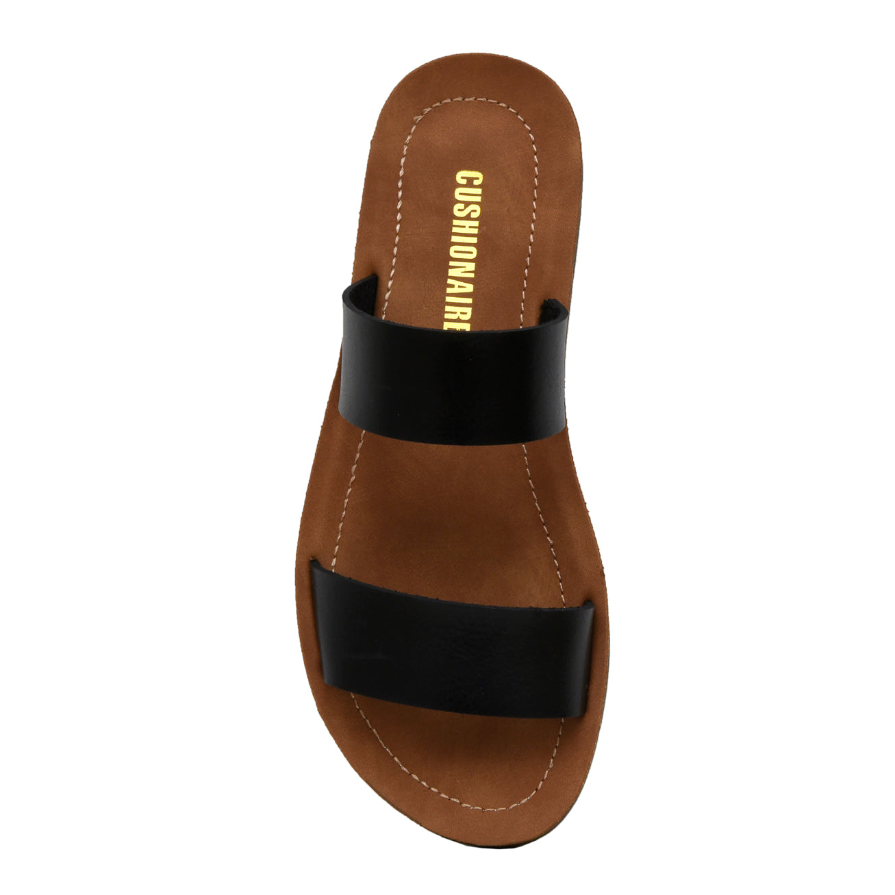 Imelda Two Band Sandal Black