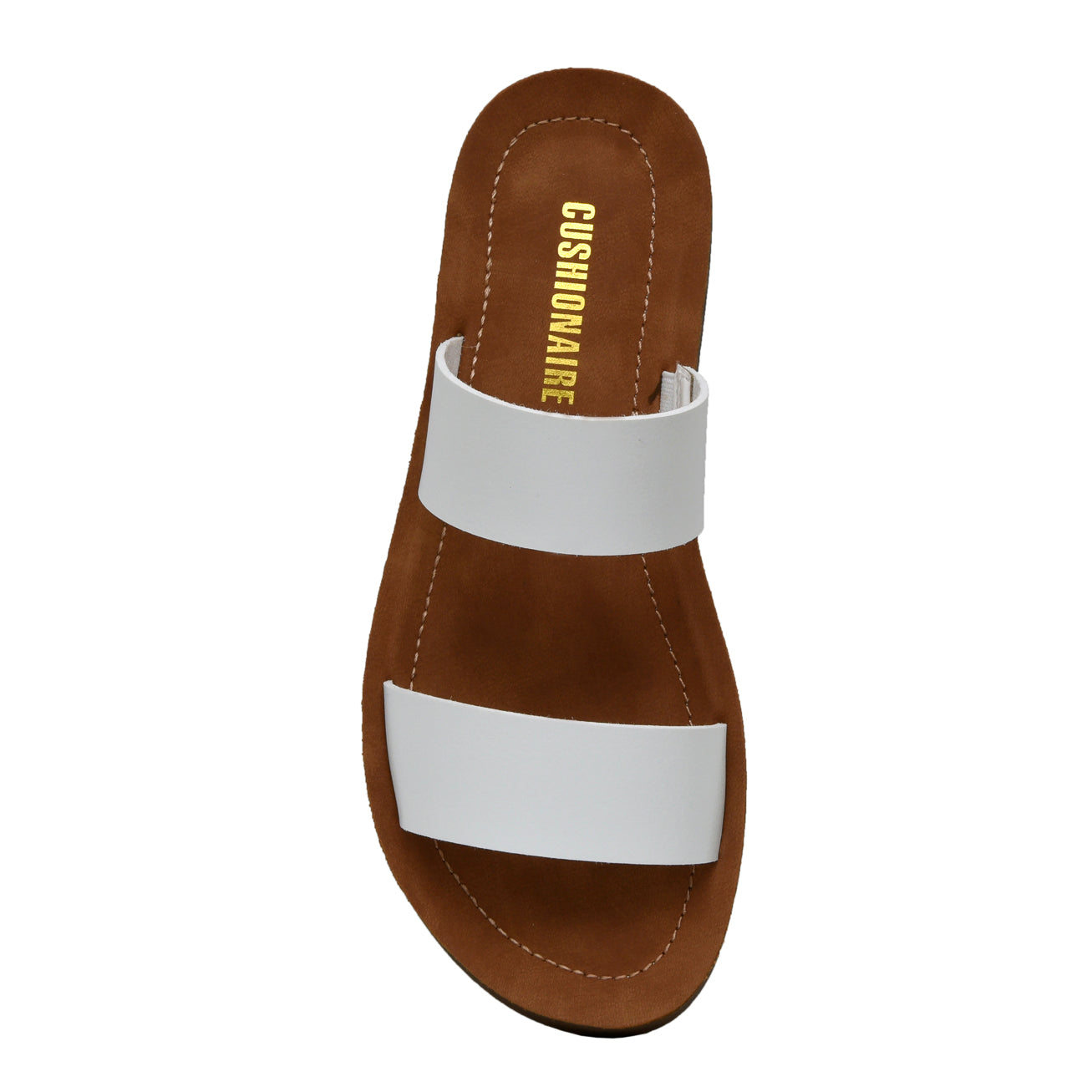 Imelda Two Band Sandal White