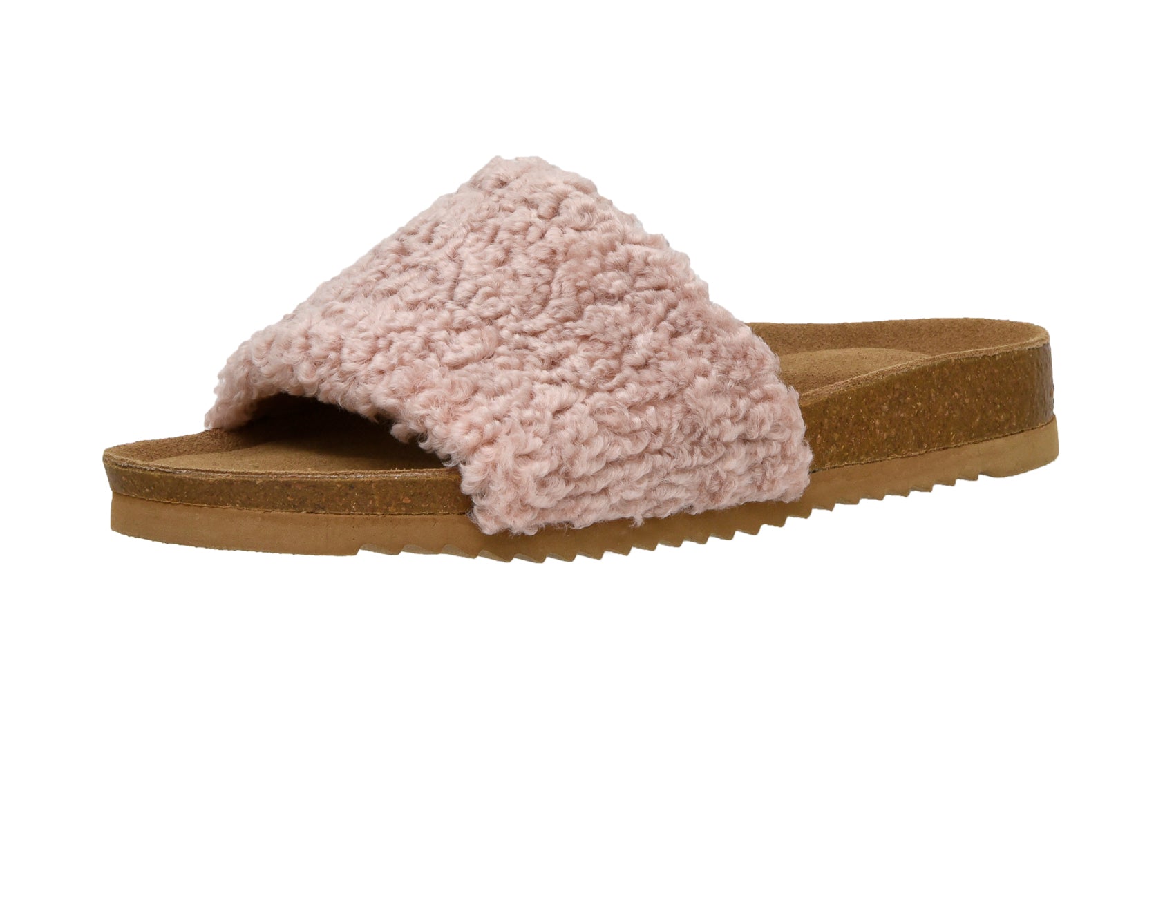 Lonie One Band Cork Footbed Sandal Blush
