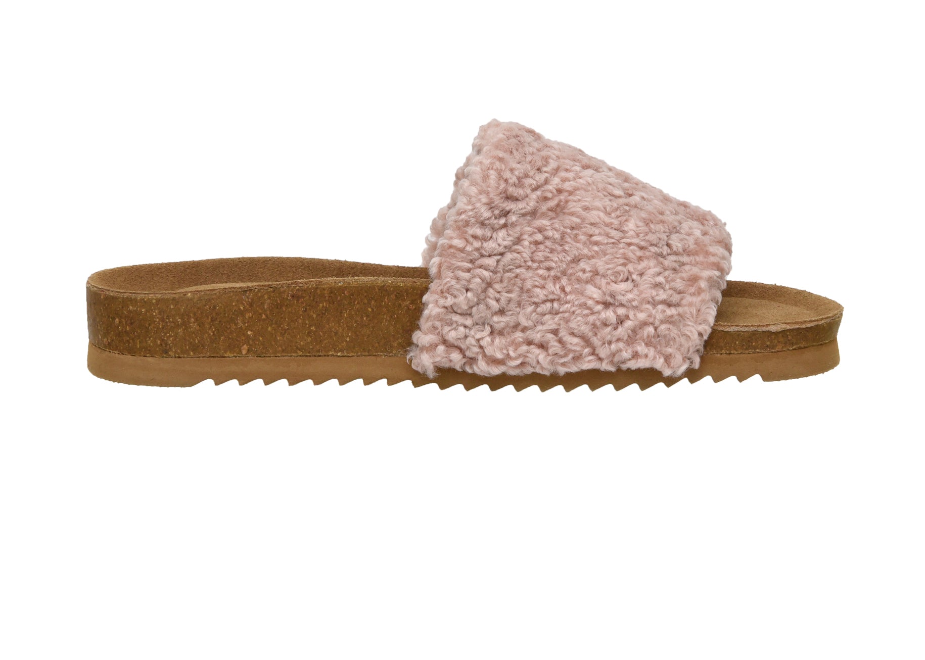 Lonie One Band Cork Footbed Sandal Blush