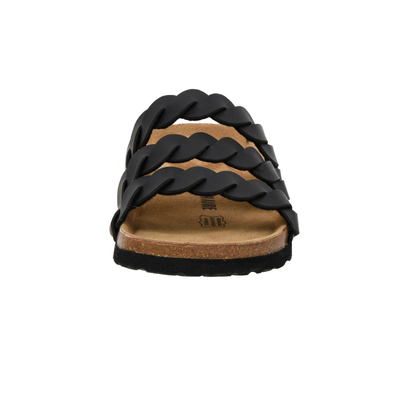 Lucy Cork Footbed Sandal Black