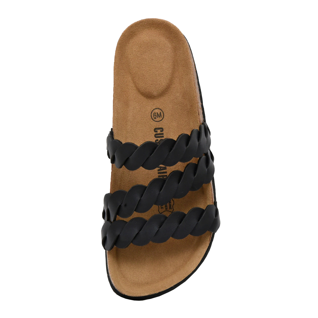 Lucy Cork Footbed Sandal Black