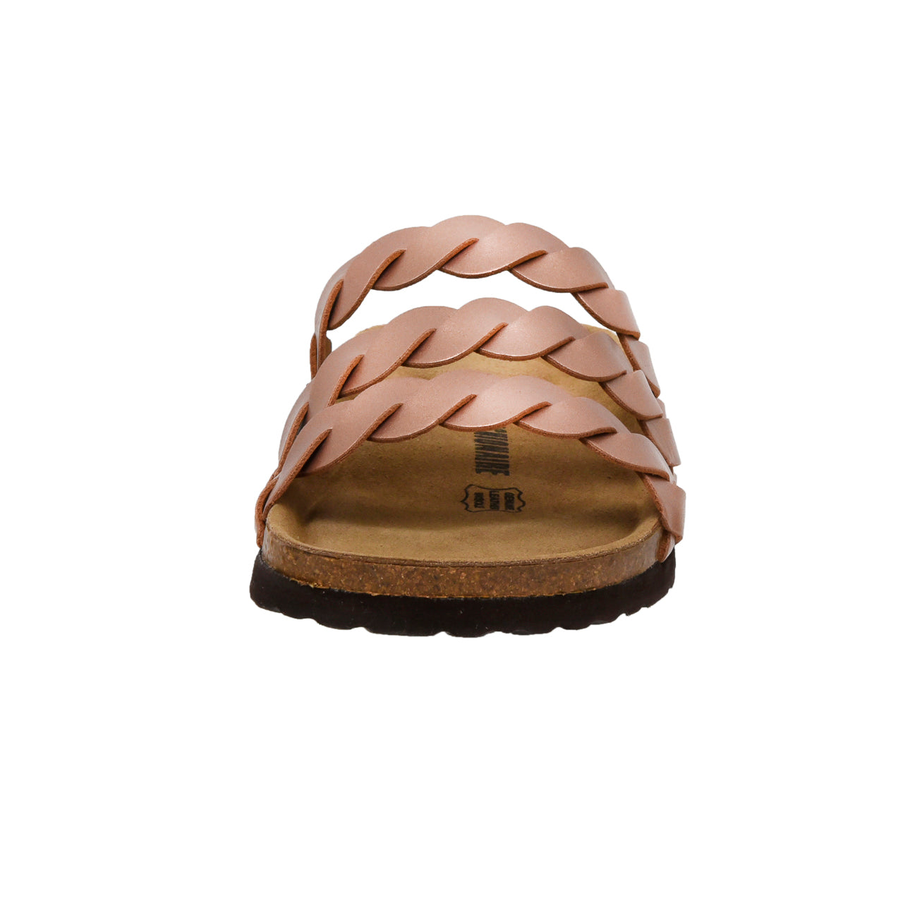 Lucy Cork Footbed Sandal Rose Gold
