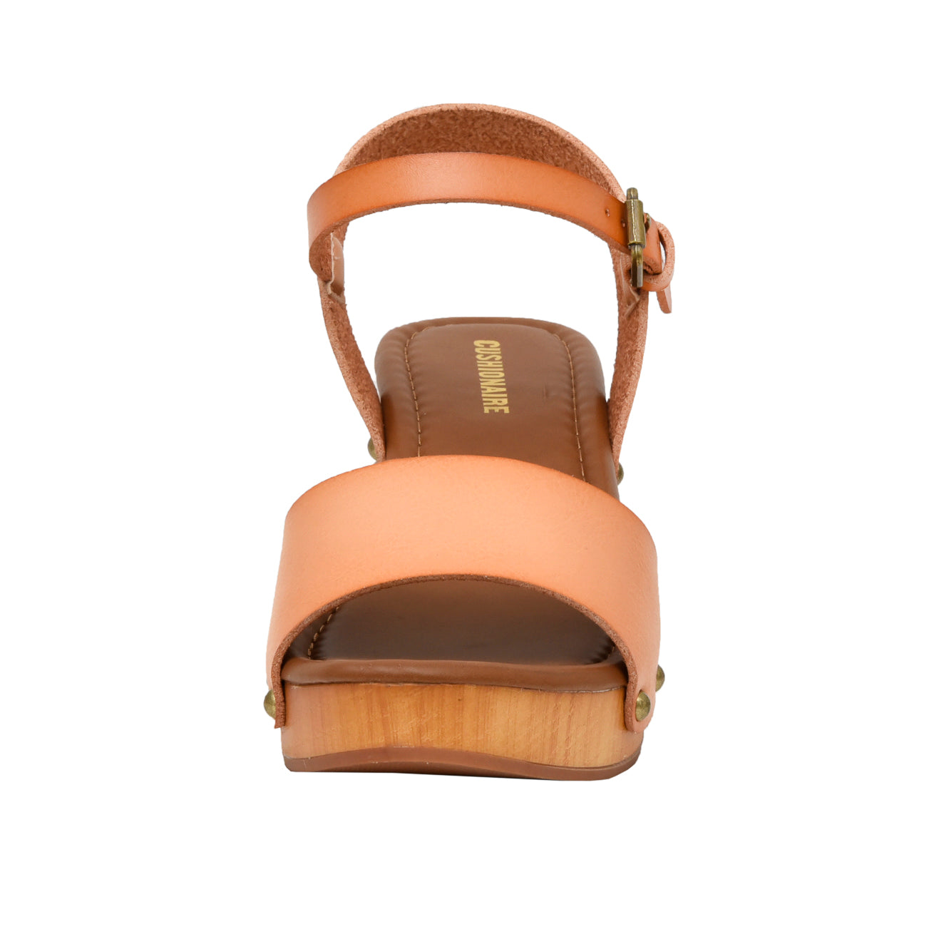 Sloan Faux Wood Sandals Honey