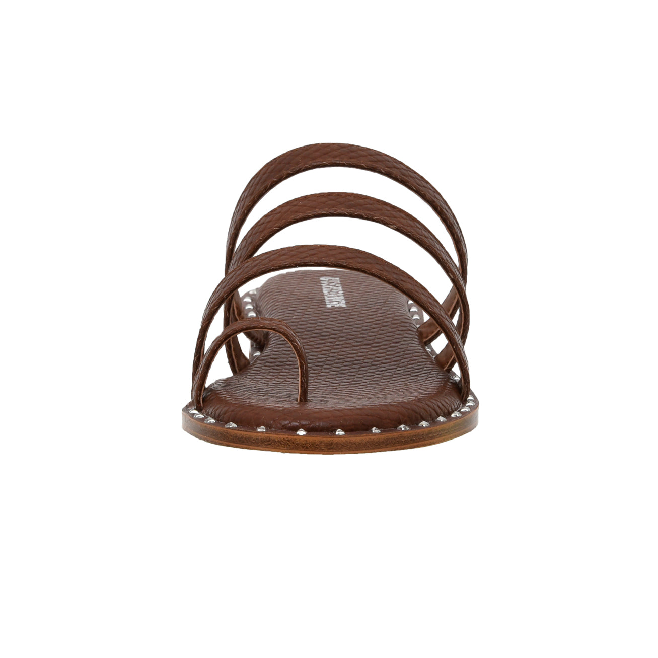 Tess Triple Band Slide Sandal Brown