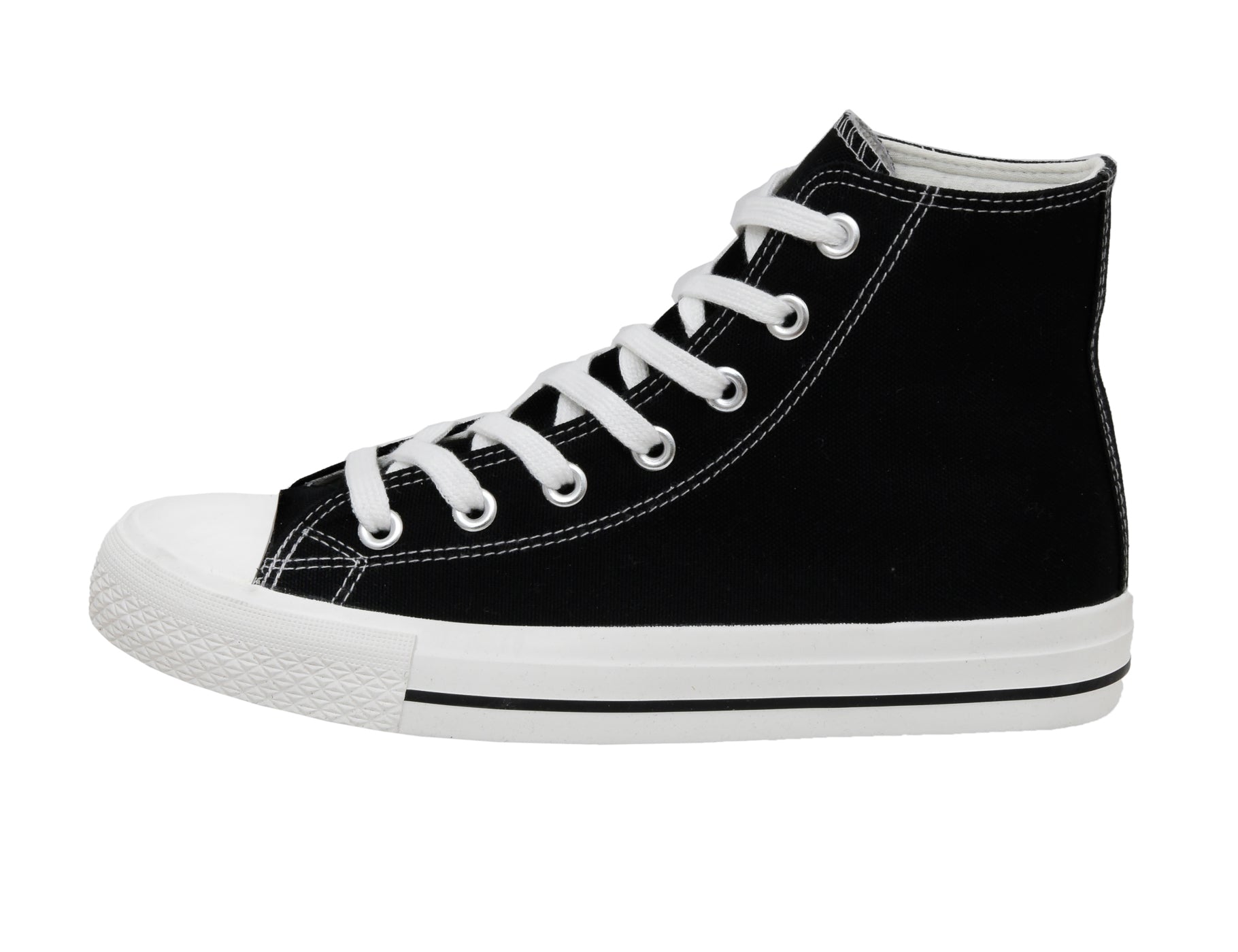Vance High Top Canvas Sneaker Black