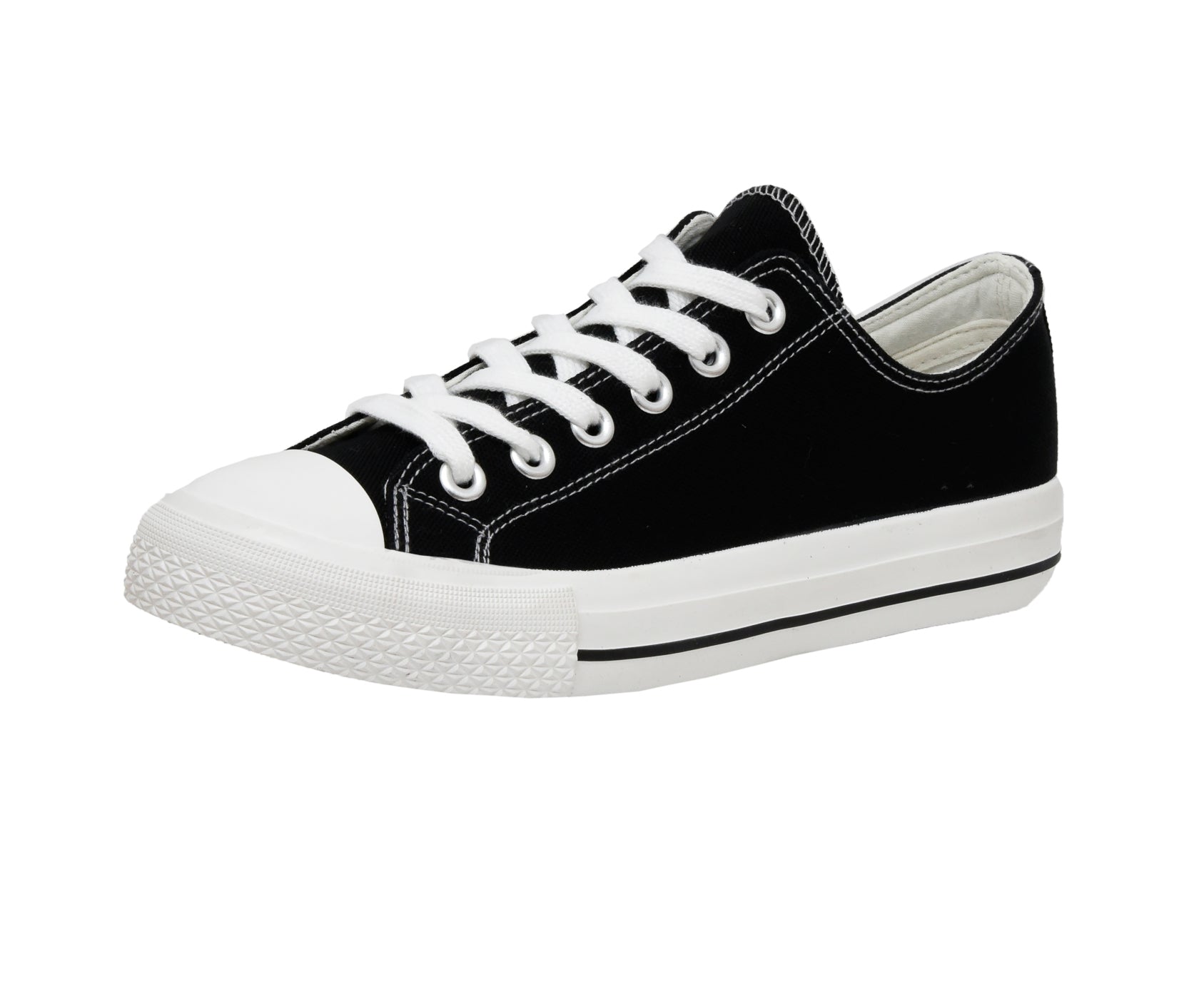 Vina Low Top Canvas Sneaker Black