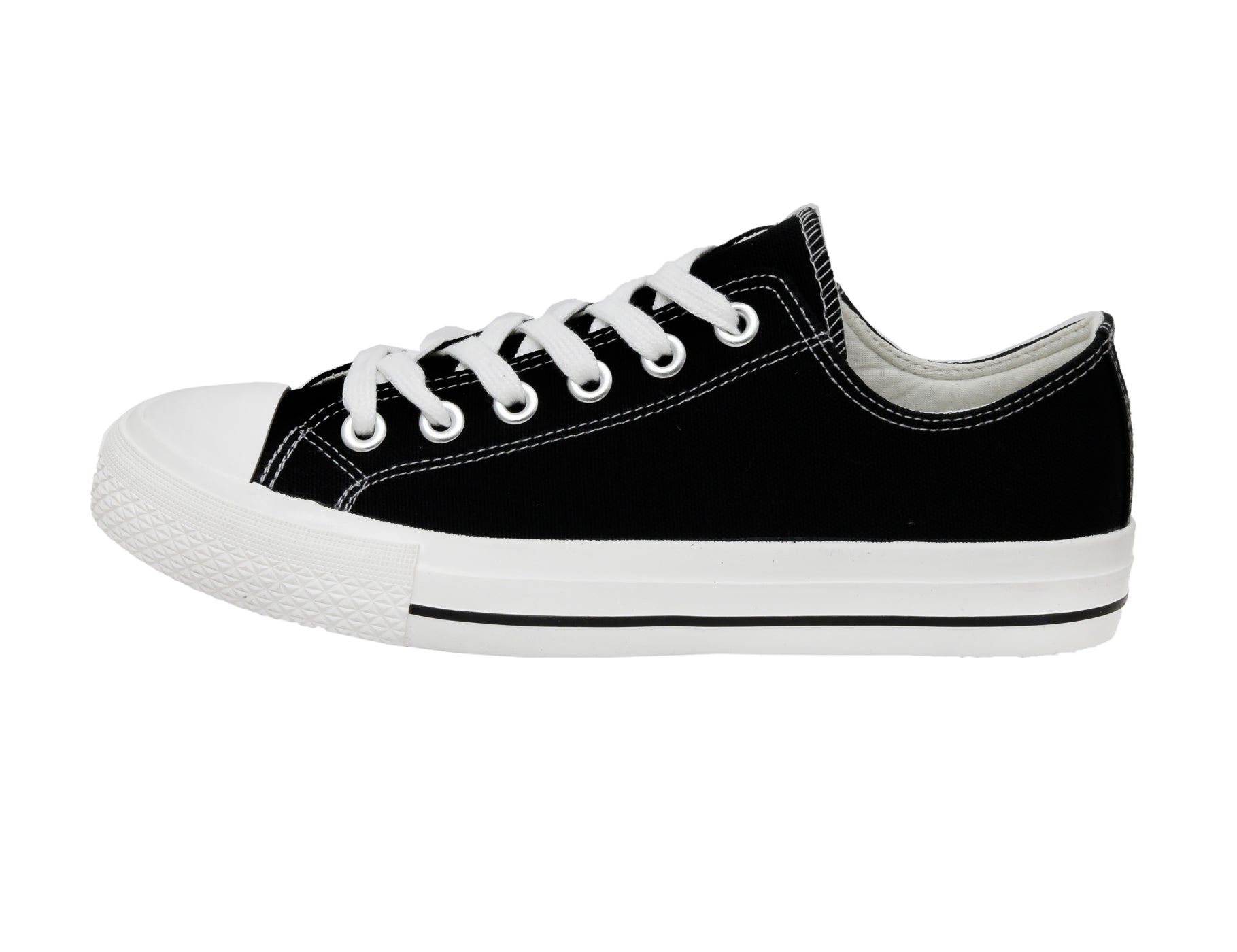 Vina Low Top Canvas Sneaker Black