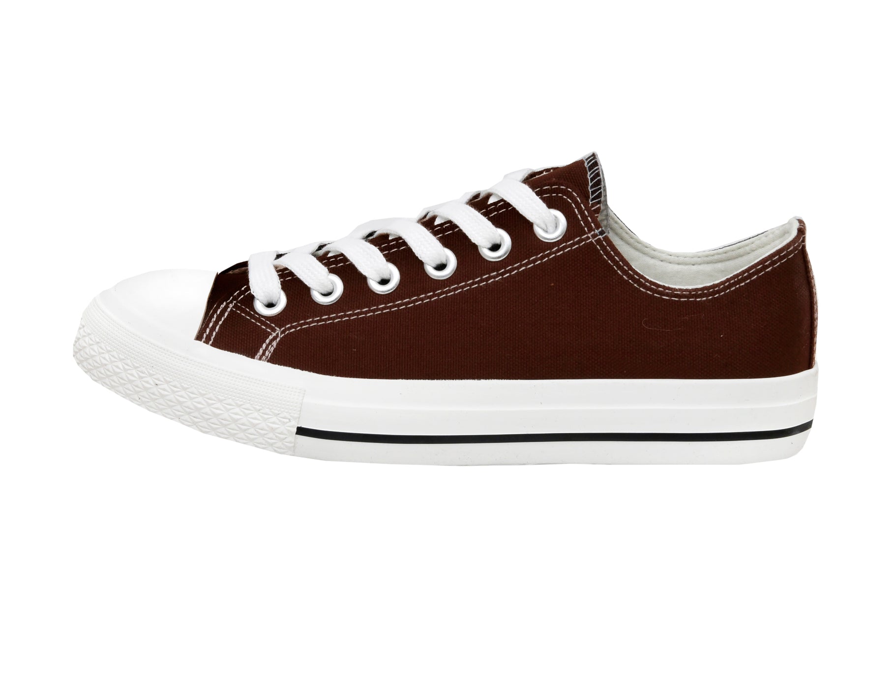 Vina Low Top Canvas Sneaker Chocolate