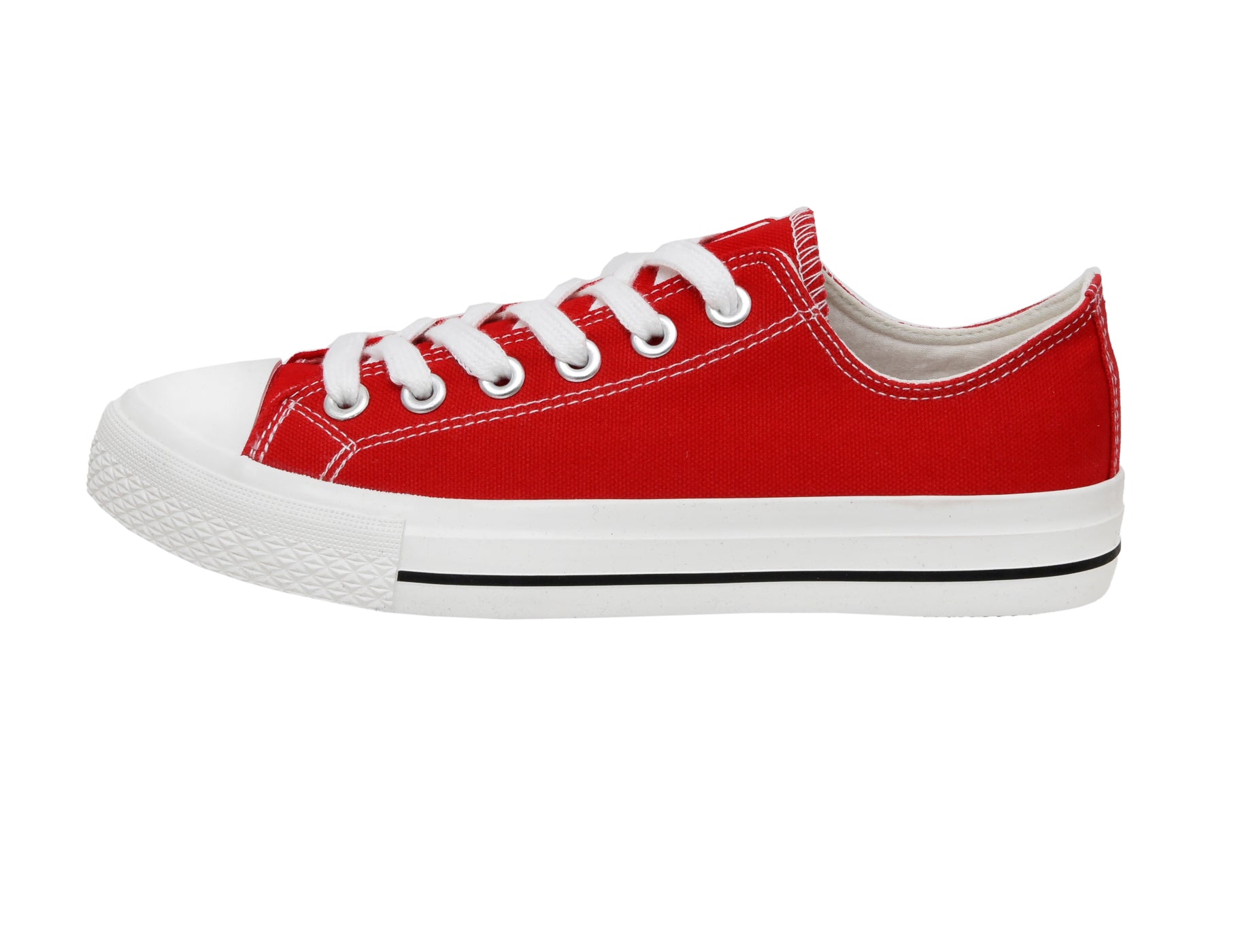 Vina Low Top Canvas Sneaker Red