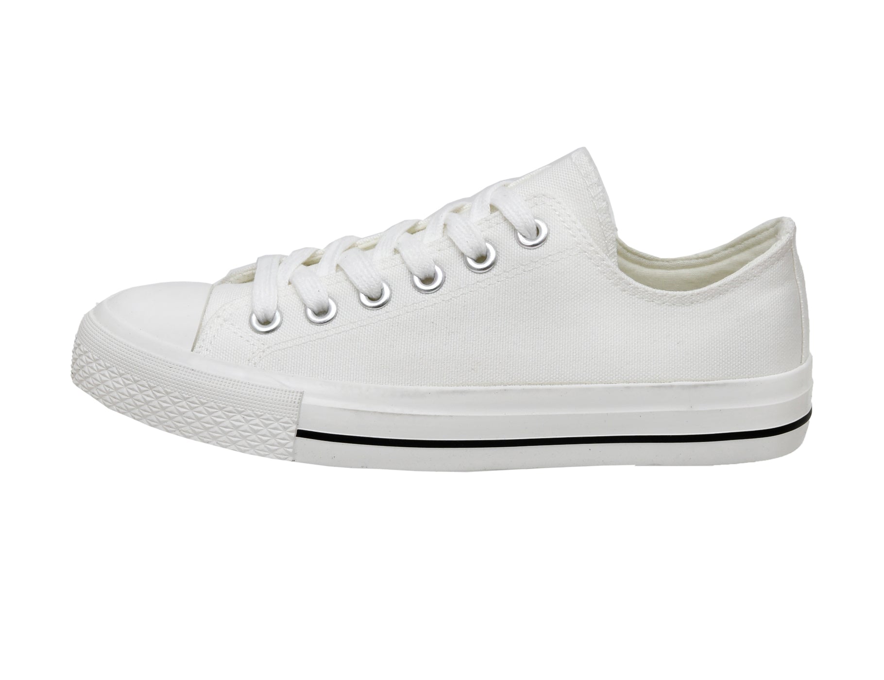 Vina Low Top Canvas Sneaker White