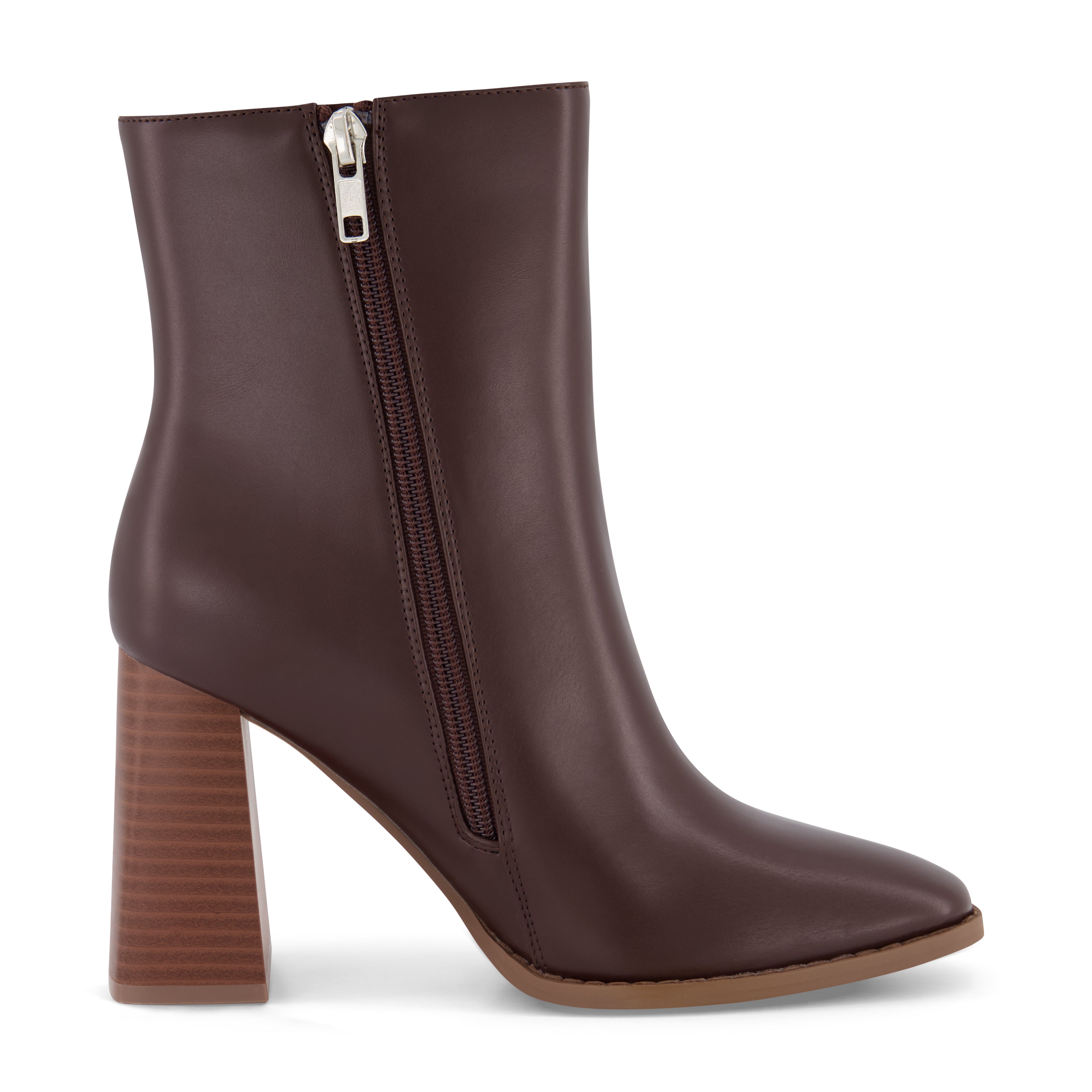 Osborn Block Heel Dress Boot Brown