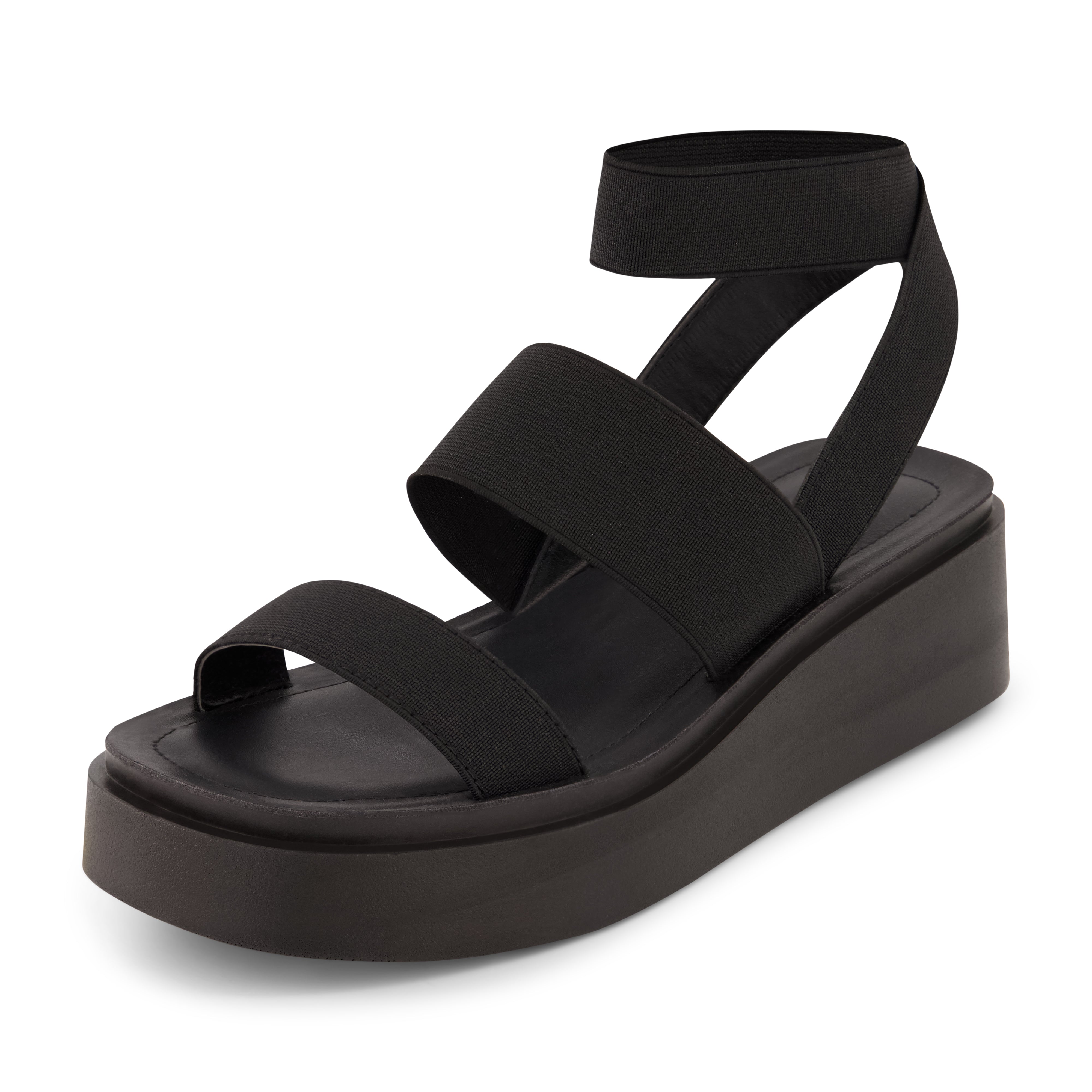 Pixar Platform Stretch Sandal Black