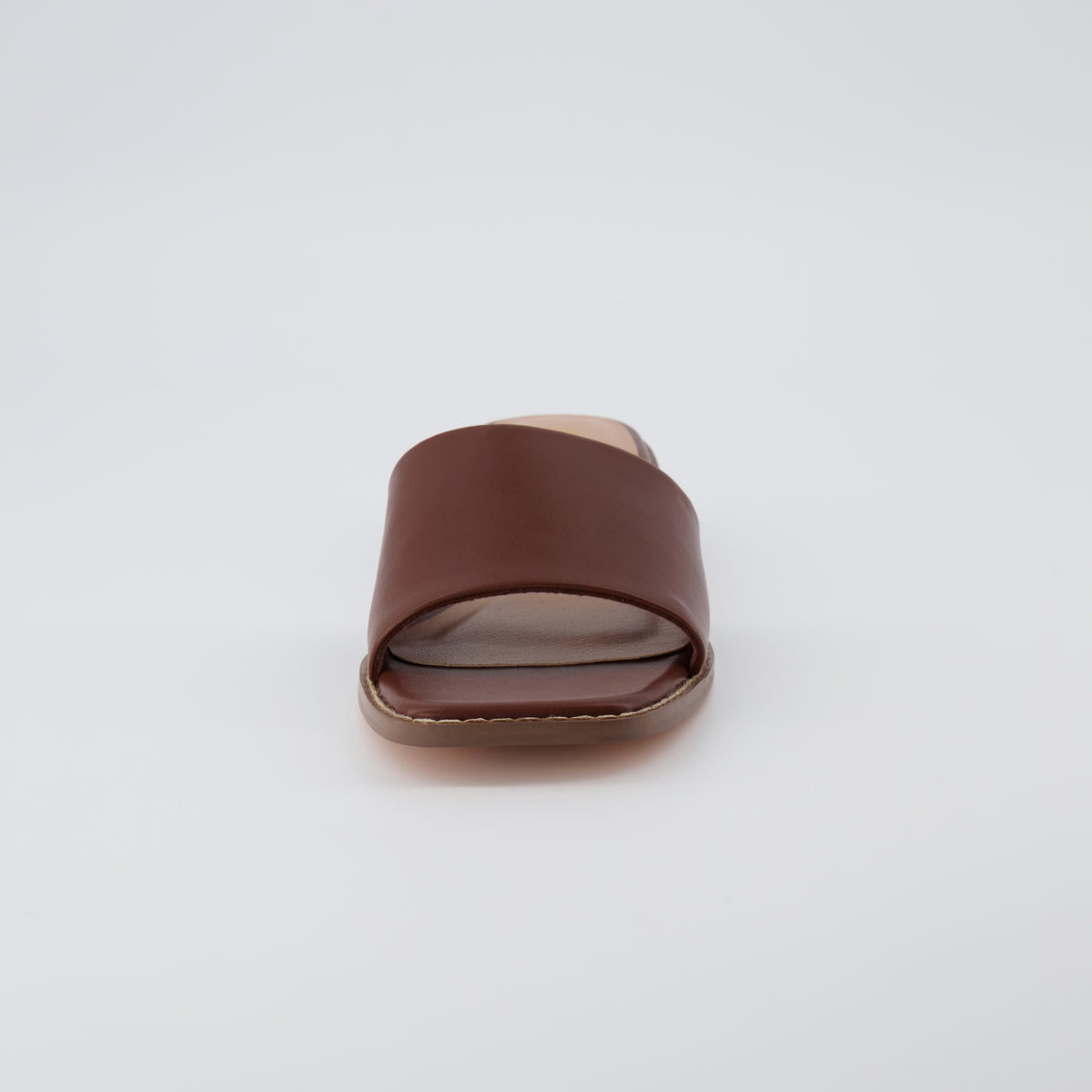 Sage Slide Sandals Cognac