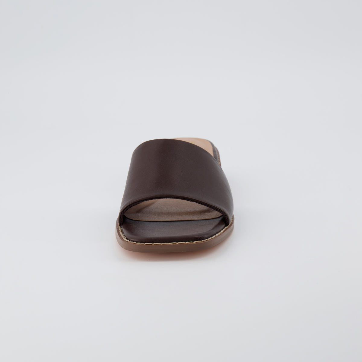 Sage Slide Sandals Dark Brown